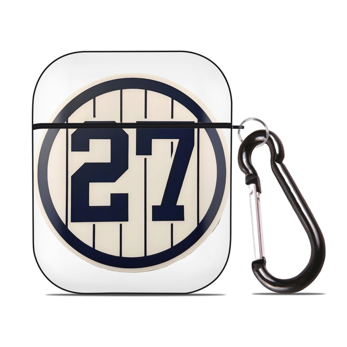 Giancarlo Stanton 2 AirPods 2 Case Hard Shell Black, Flexible PC Material, Precise Cutouts, Full Protection, Anti-Fingerprint, Washable, Includes Keychain – Durable & Slim Design