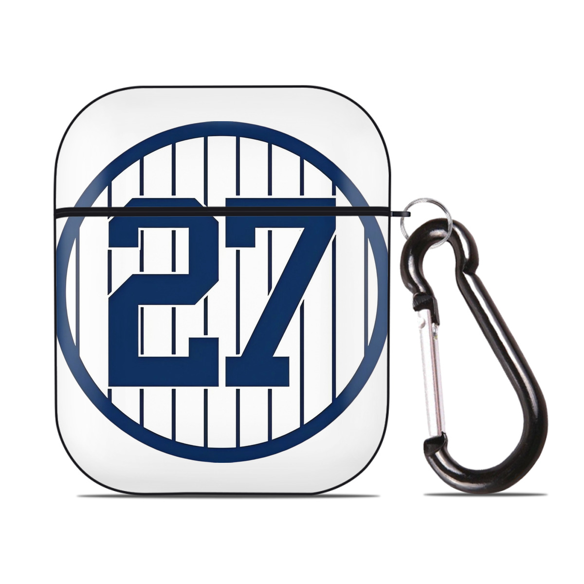 Giancarlo Stanton 3 AirPods 2 Case Hard Shell Black, Flexible PC Material, Precise Cutouts, Full Protection, Anti-Fingerprint, Washable, Includes Keychain – Durable & Slim Design