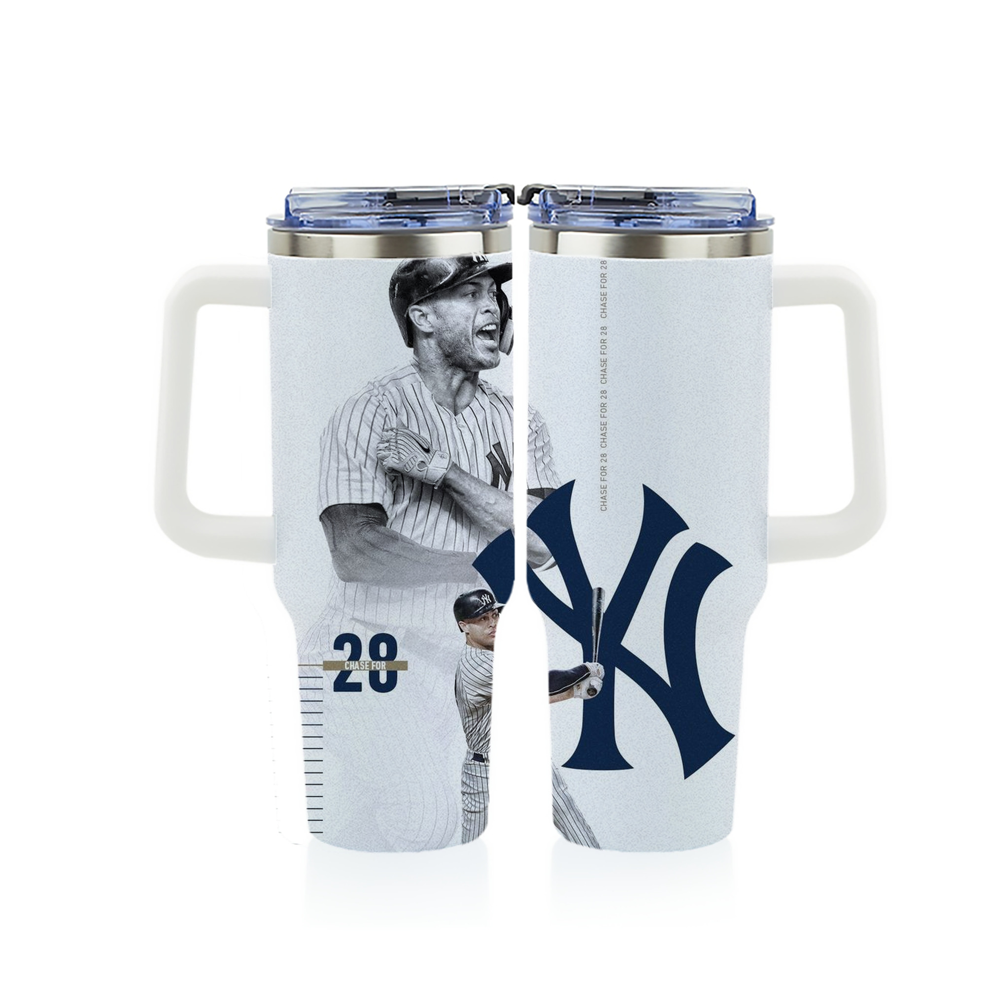 Giancarlo Stanton 10 40oz Full Wrap Car Tumbler – Durable Stainless Steel Travel Mug With Vibrant UV Print – Double Wall Insulated, Fits Most Car Cup Holders