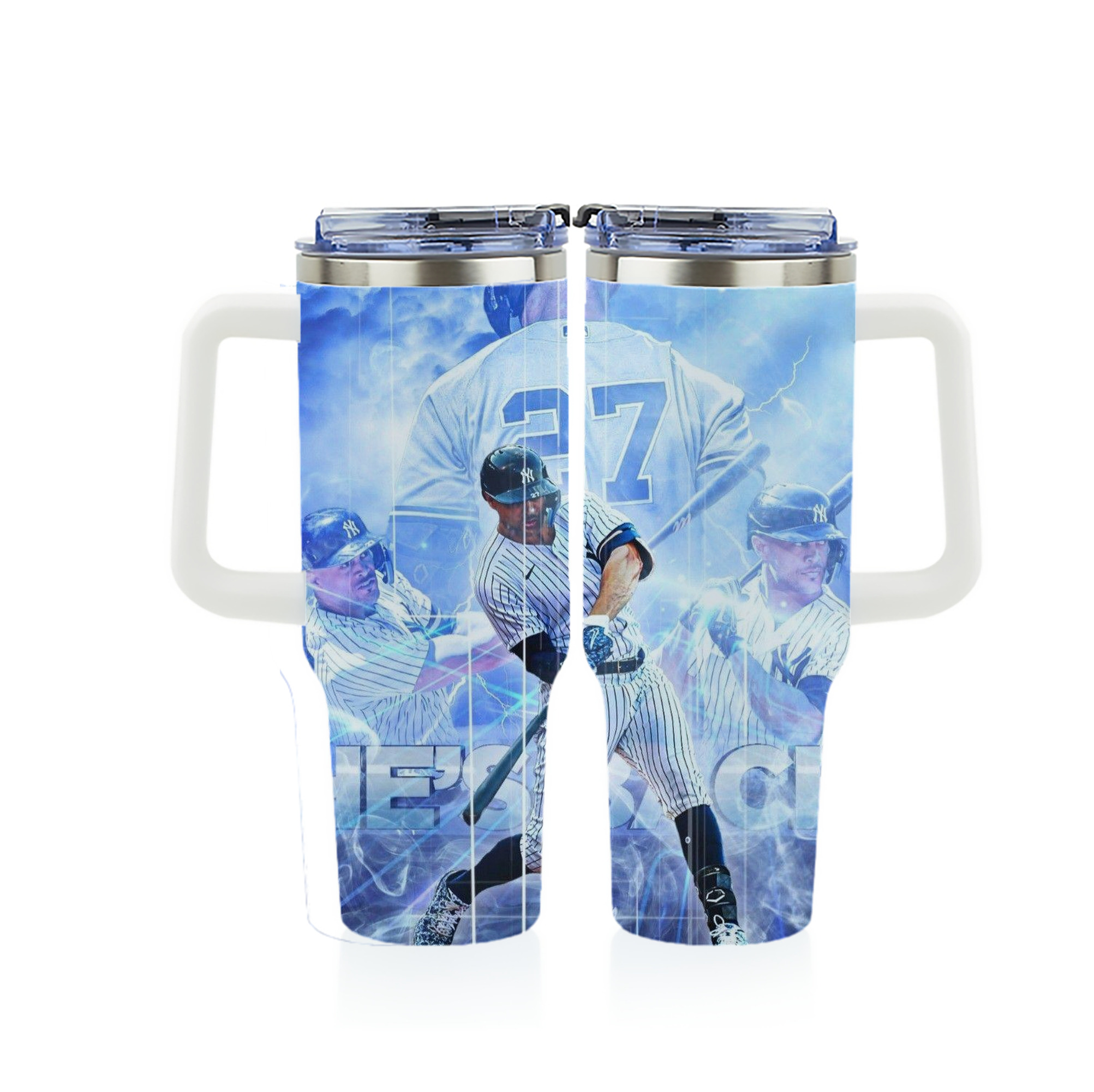 Giancarlo Stanton 26 40oz Full Wrap Car Tumbler – Durable Stainless Steel Travel Mug With Vibrant UV Print – Double Wall Insulated, Fits Most Car Cup Holders