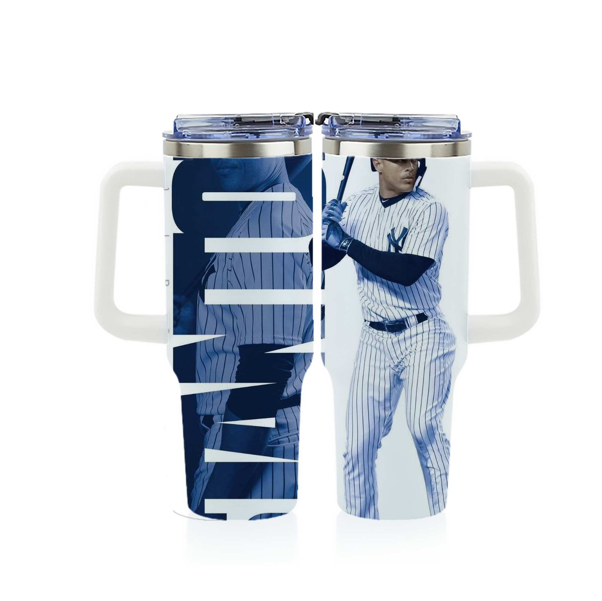 Giancarlo Stanton 34 40oz Full Wrap Car Tumbler – Durable Stainless Steel Travel Mug With Vibrant UV Print – Double Wall Insulated, Fits Most Car Cup Holders