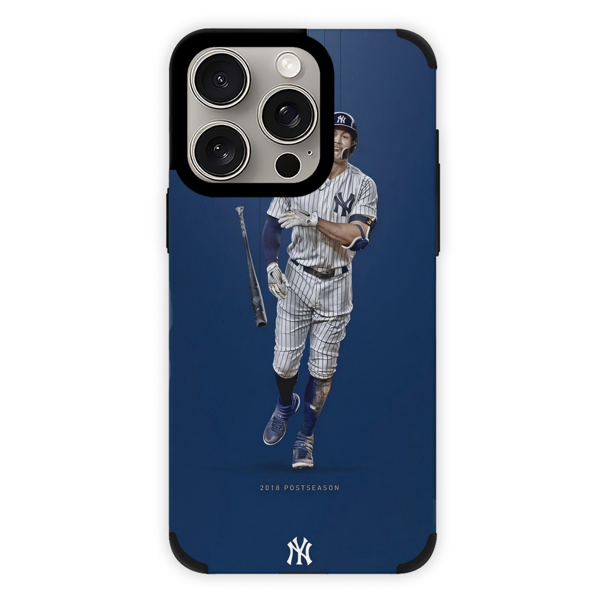 Giancarlo Stanton 12 IPhone 15 Pro Max PU Leather Case – Soft Lining, 360° Protection – Precise Fit, 3D Buttons, Easy Charging – Anti-Yellowing, Easy To Clean