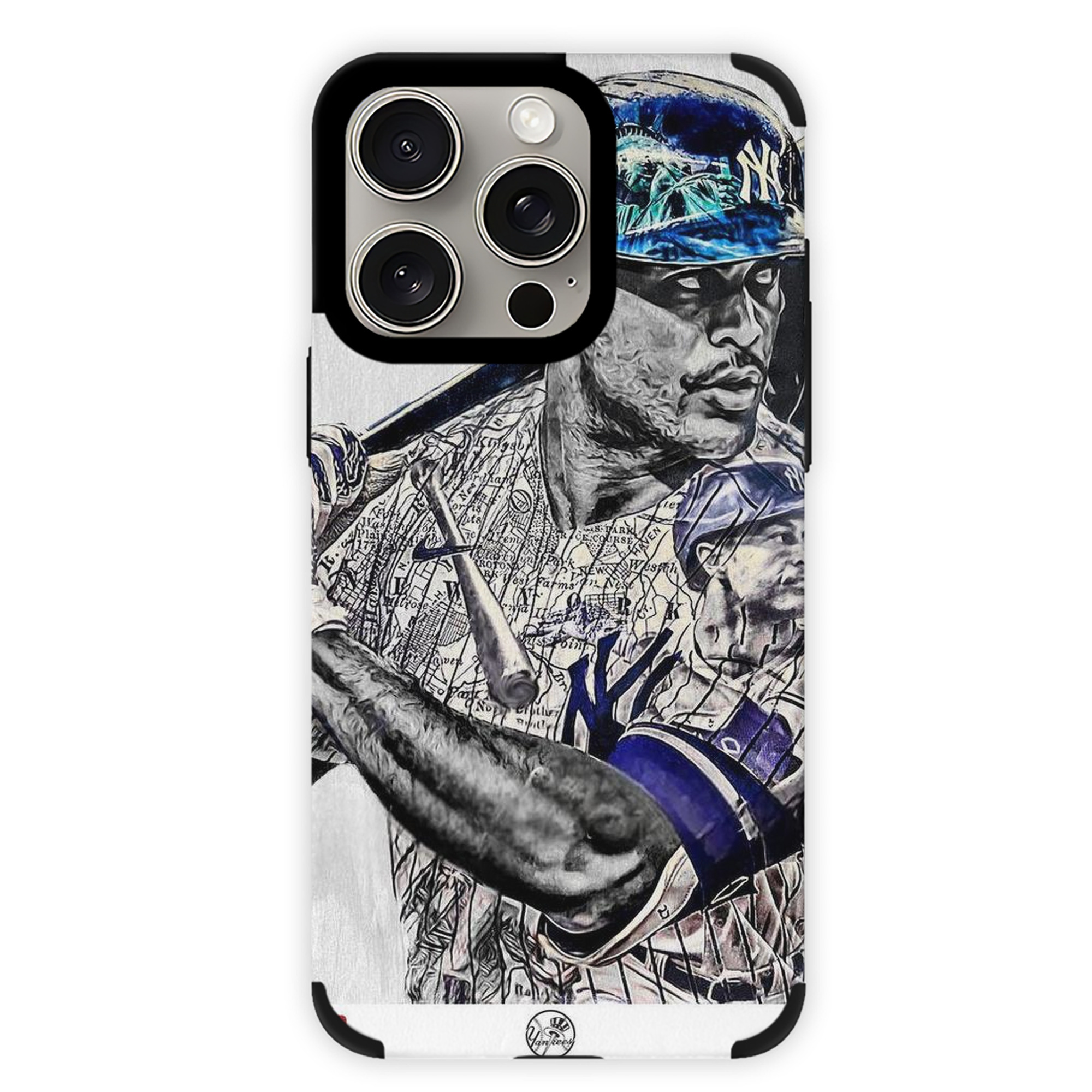 Giancarlo Stanton 28 IPhone 15 Pro Max PU Leather Case – Soft Lining, 360° Protection – Precise Fit, 3D Buttons, Easy Charging – Anti-Yellowing, Easy To Clean