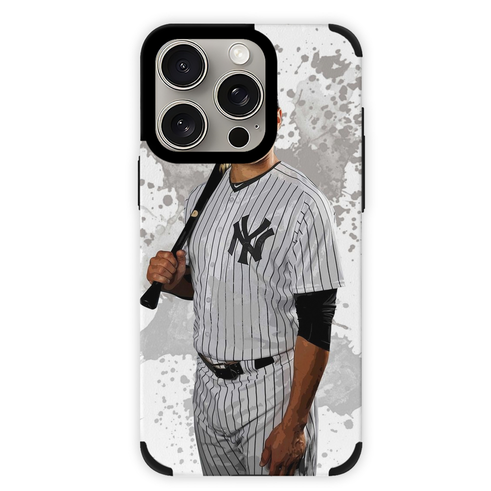 Giancarlo Stanton 32 IPhone 15 Pro Max PU Leather Case – Soft Lining, 360° Protection – Precise Fit, 3D Buttons, Easy Charging – Anti-Yellowing, Easy To Clean