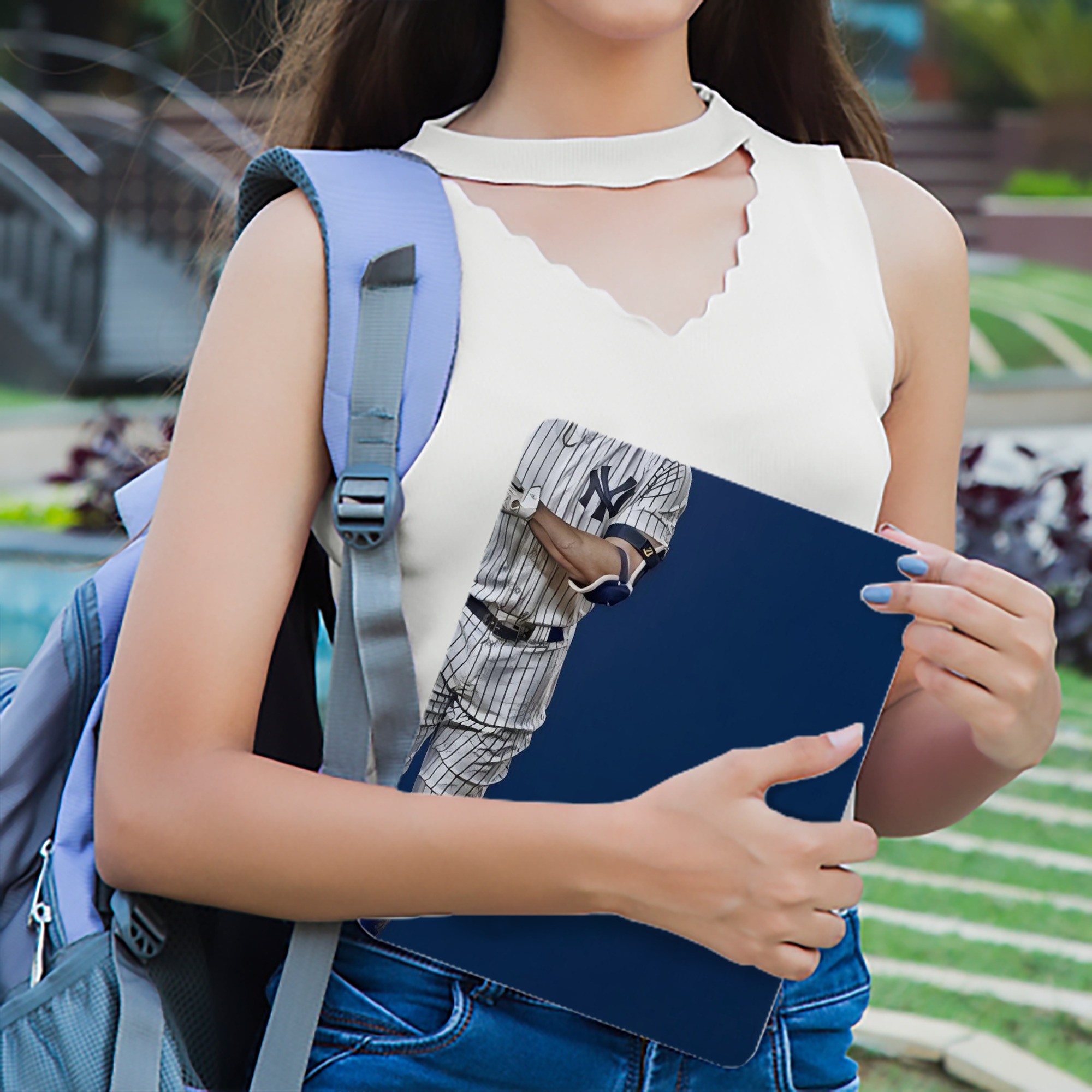 Giancarlo Stanton 12 IPad Book-Style Case With Pencil Slot – Slim PU & TPU Cover – Full Protection, Precise Fit, Water & Scratch Resistant