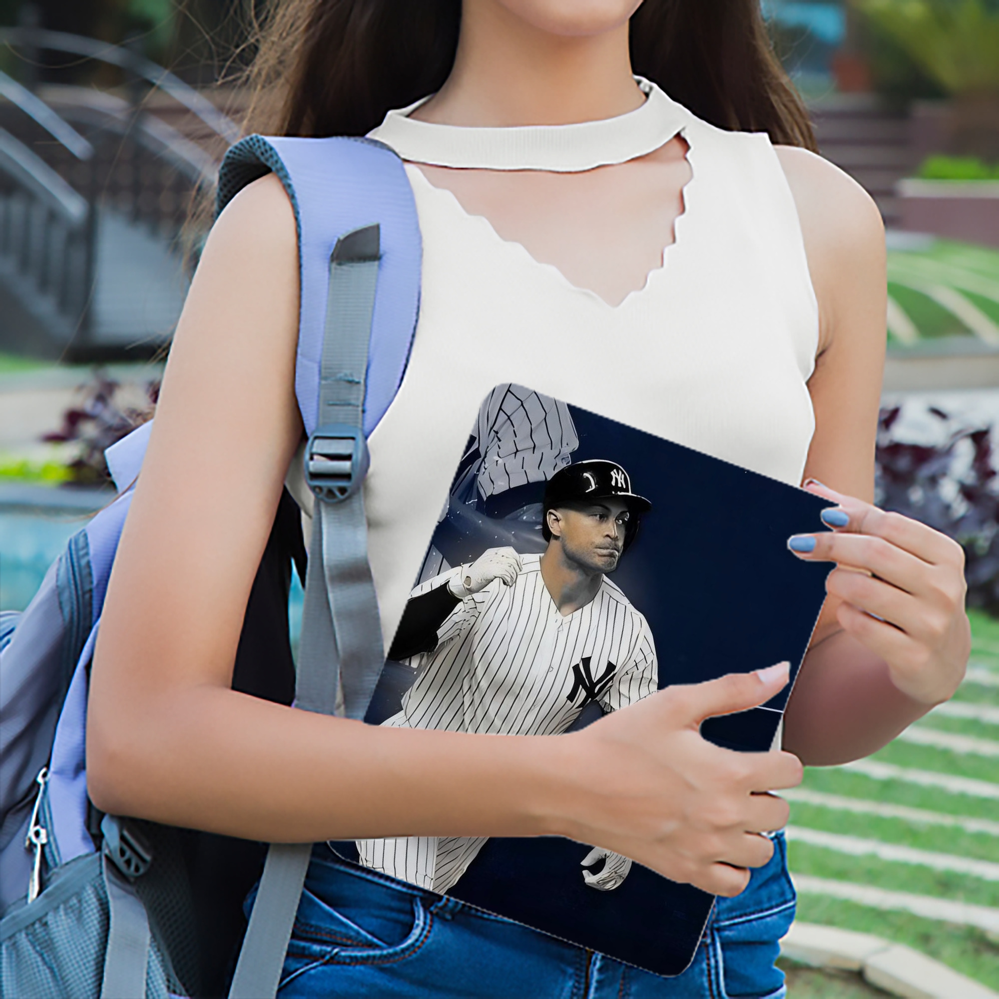 Giancarlo Stanton 29 IPad Book-Style Case With Pencil Slot – Slim PU & TPU Cover – Full Protection, Precise Fit, Water & Scratch Resistant