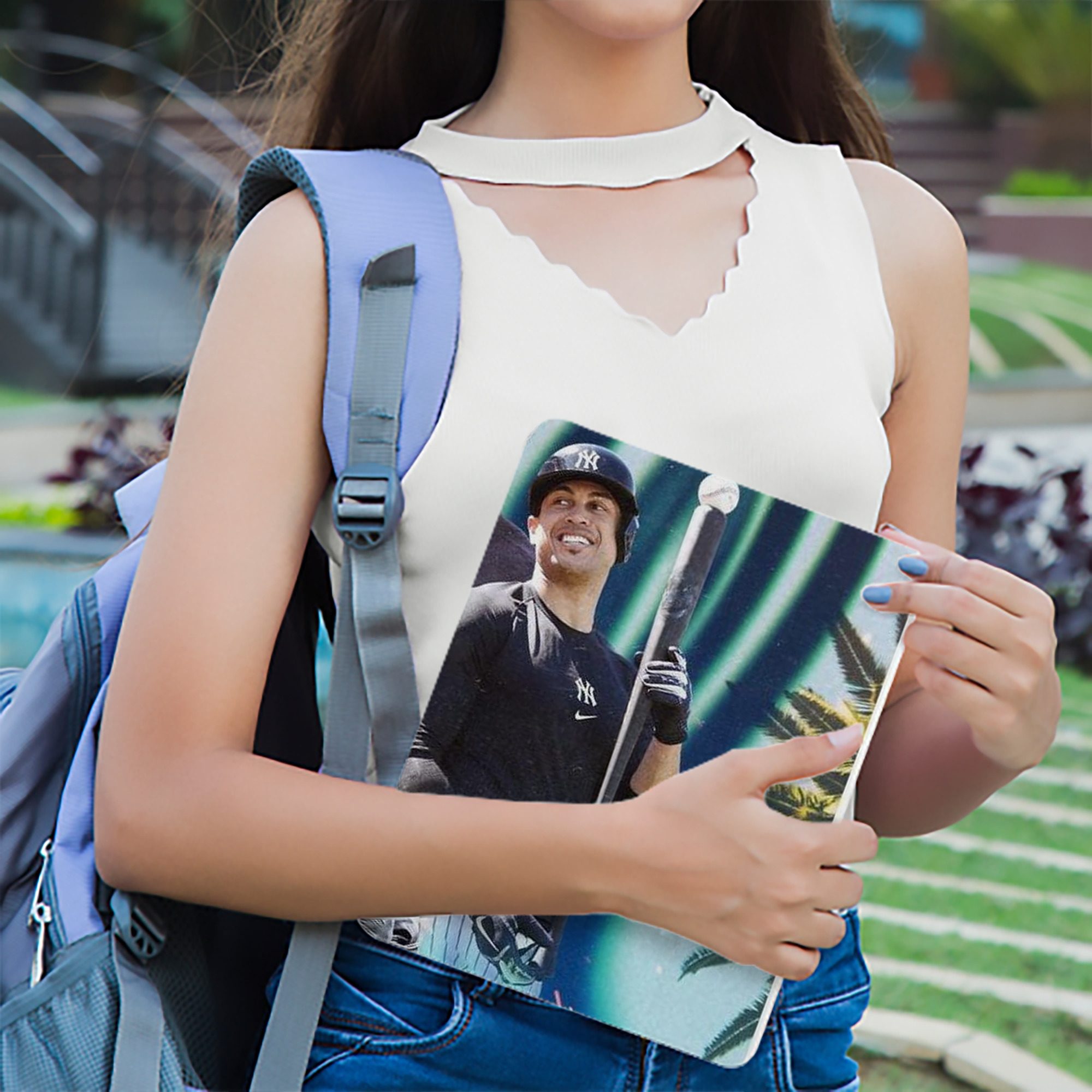 Giancarlo Stanton 31 IPad Book-Style Case With Pencil Slot – Slim PU & TPU Cover – Full Protection, Precise Fit, Water & Scratch Resistant