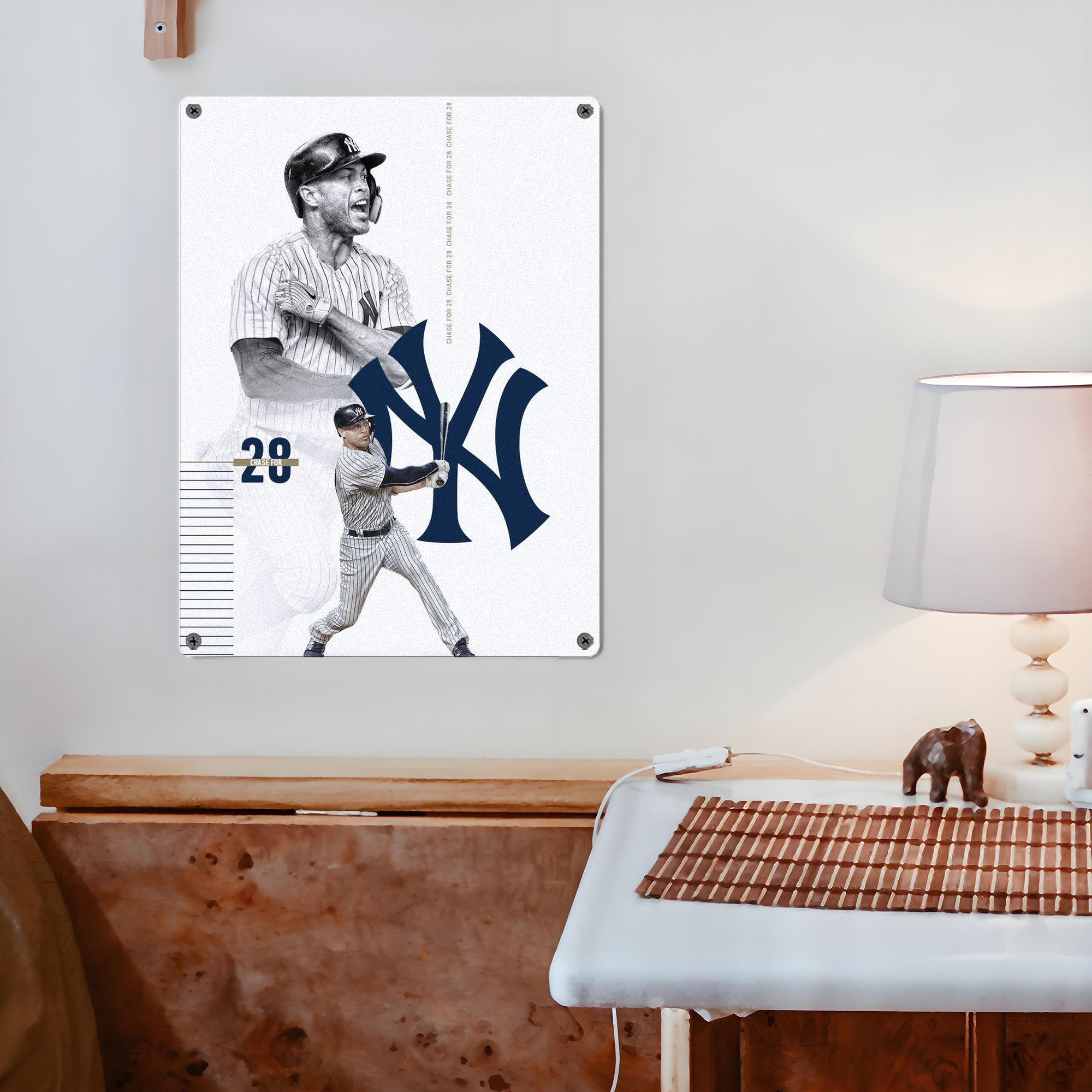 Giancarlo Stanton 10 Vintage Metal Tin Sign 12x16inch – Retro Wall Art Decor For Home, Bar, Kitchen, Bedroom, Office – Durable Iron Sheet Poster, Easy To Hang, Full-Color Printing