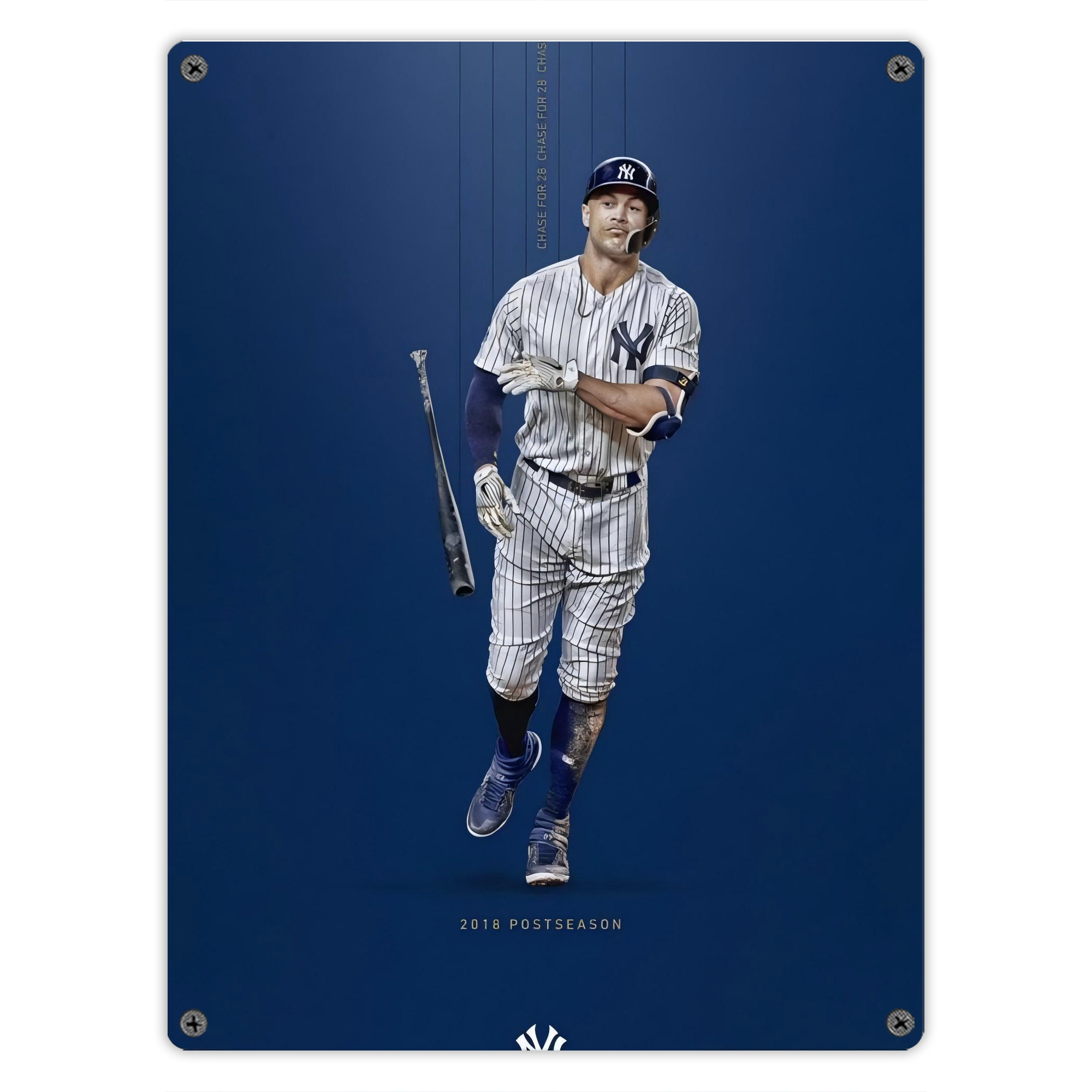 Giancarlo Stanton 12 Vintage Metal Tin Sign 12x16inch – Retro Wall Art Decor For Home, Bar, Kitchen, Bedroom, Office – Durable Iron Sheet Poster, Easy To Hang, Full-Color Printing