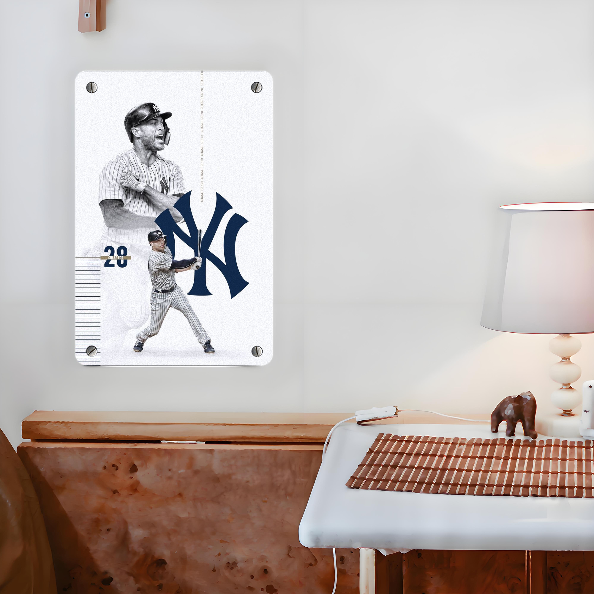 Giancarlo Stanton 10 Metal Tin Sign 8x12inch - High-Quality Full-Print Decorative Wall Art, Durable Rust-Resistant Metal Plaque For Living Room, Bedroom, Kitchen, Office, Bar Décor