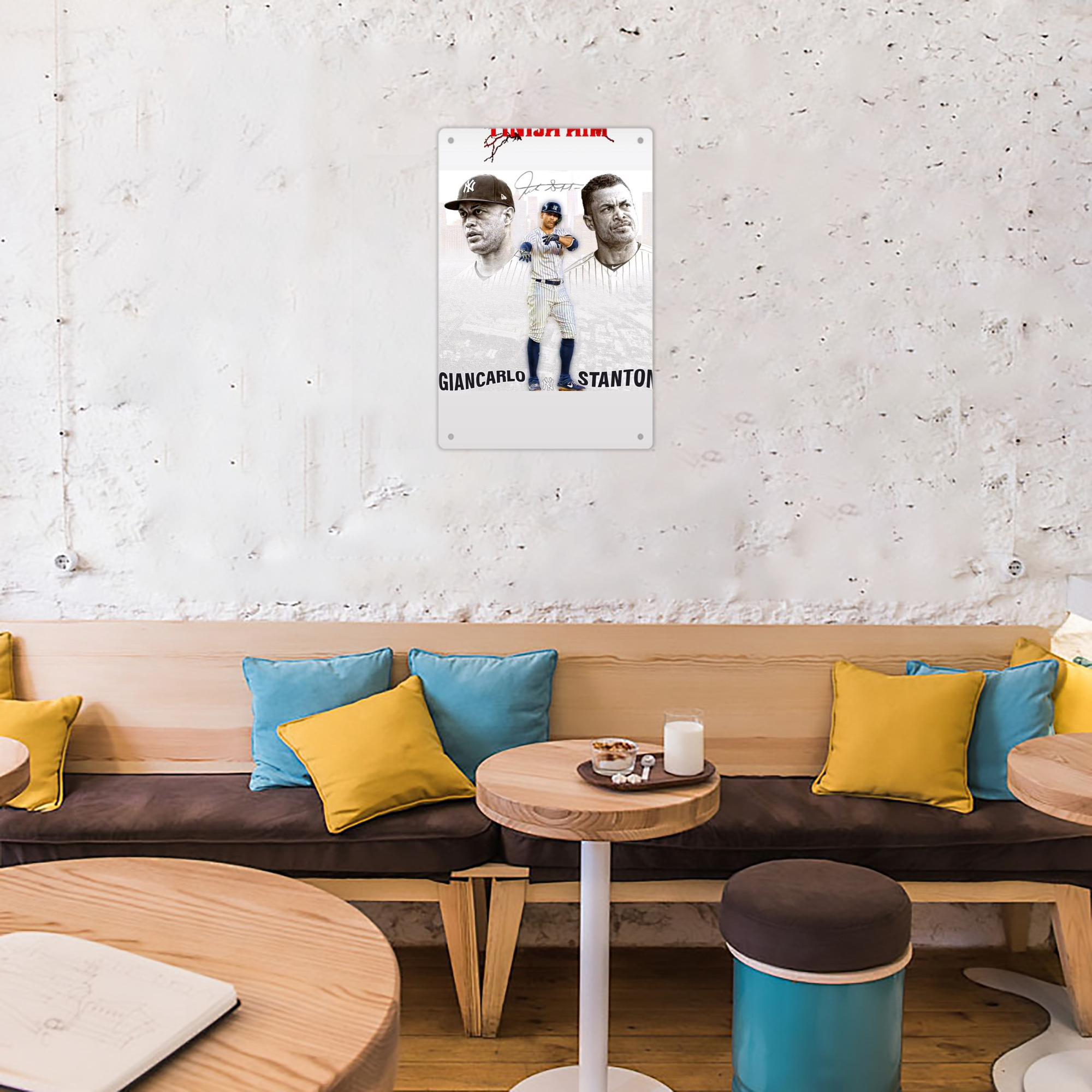 Giancarlo Stanton 11 8x12inch Vertical Aluminum Sign - Durable Fade-Resistant Indoor/Outdoor Safety & Information Plaque For Office, Hotel, Restaurant, Bar, Public Spaces