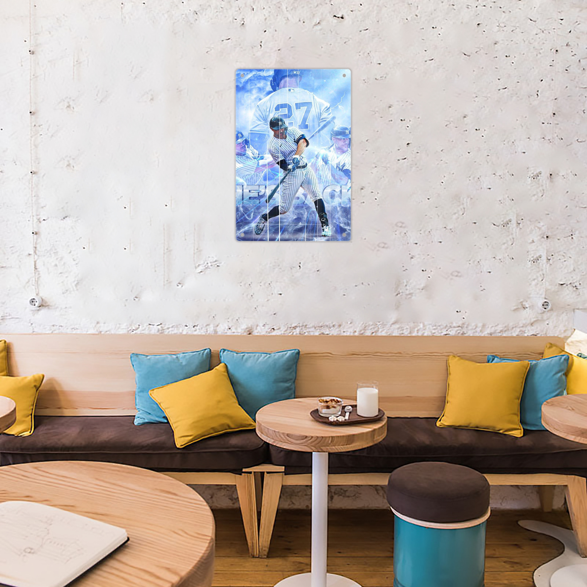 Giancarlo Stanton 26 8x12inch Vertical Aluminum Sign - Durable Fade-Resistant Indoor/Outdoor Safety & Information Plaque For Office, Hotel, Restaurant, Bar, Public Spaces