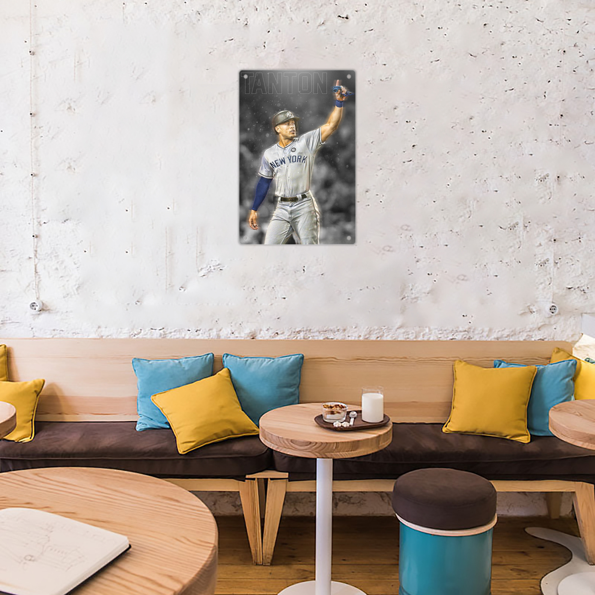 Giancarlo Stanton 25 8x12inch Vertical Aluminum Sign - Durable Fade-Resistant Indoor/Outdoor Safety & Information Plaque For Office, Hotel, Restaurant, Bar, Public Spaces