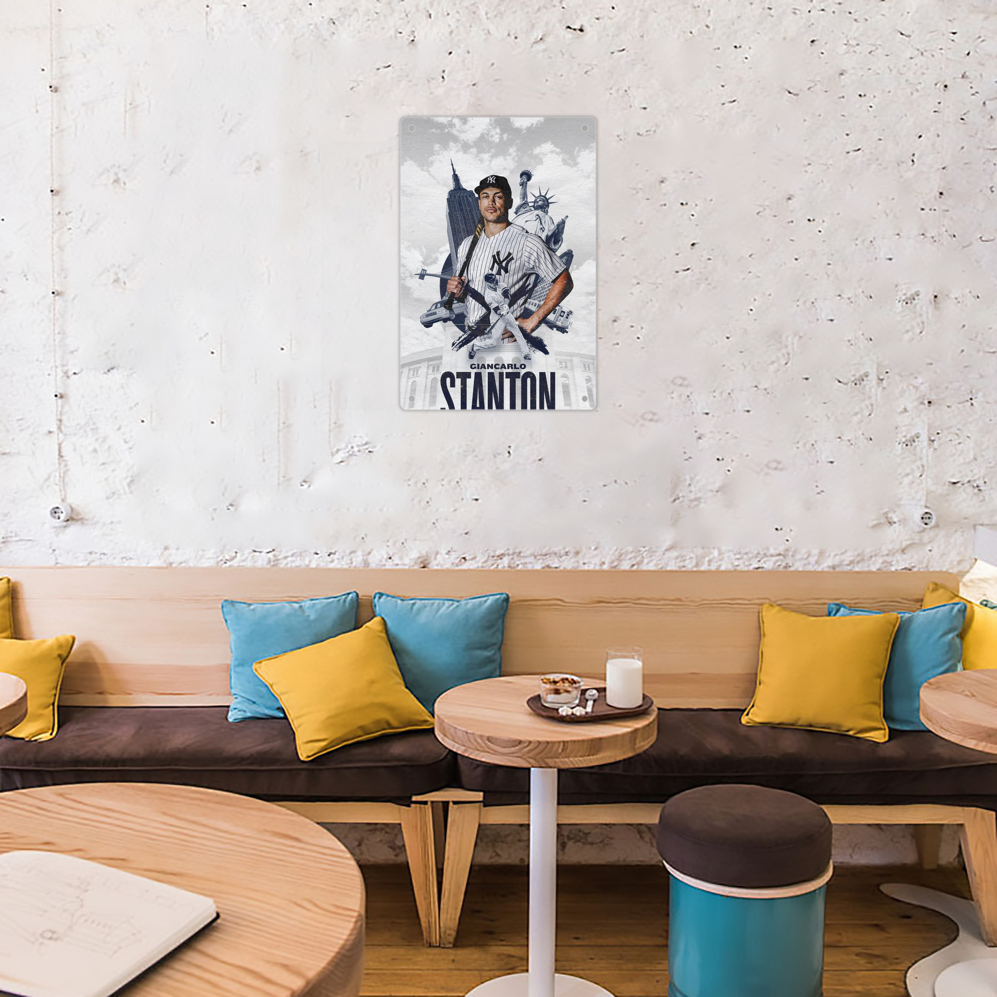 Giancarlo Stanton 23 8x12inch Vertical Aluminum Sign - Durable Fade-Resistant Indoor/Outdoor Safety & Information Plaque For Office, Hotel, Restaurant, Bar, Public Spaces