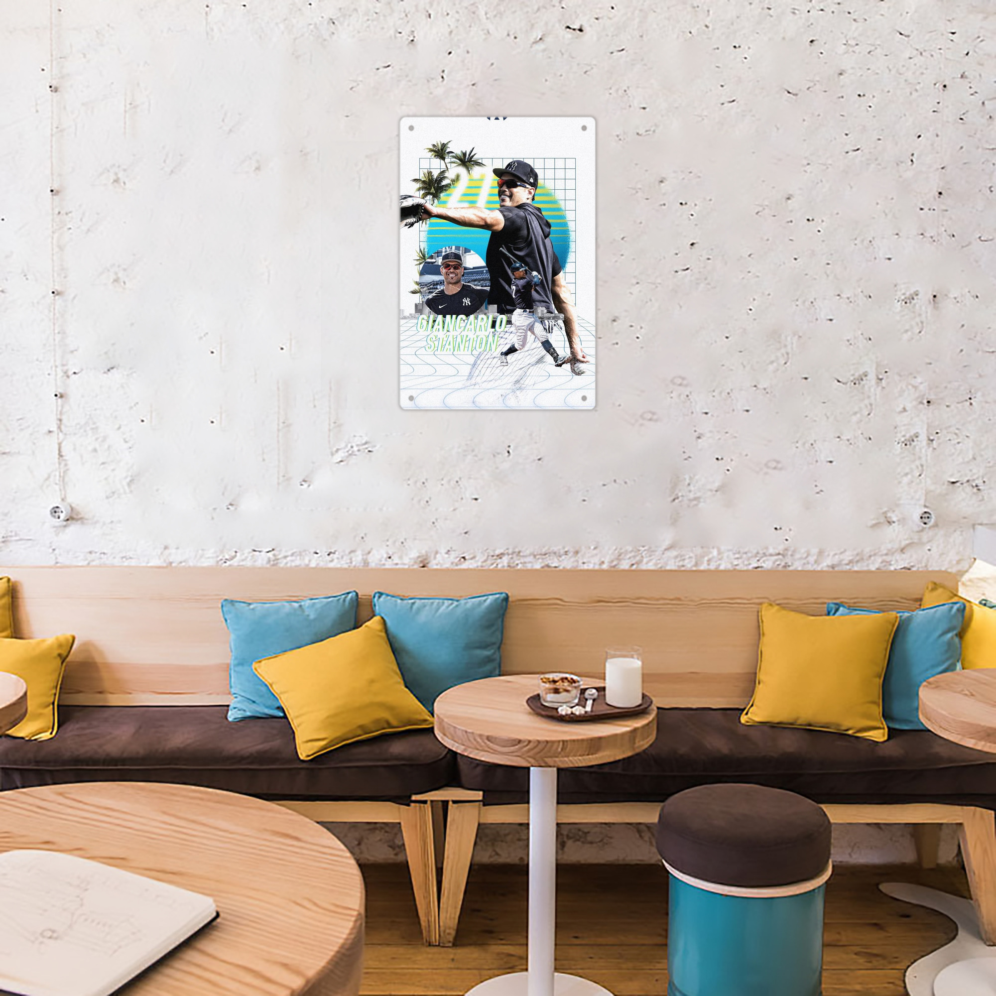 Giancarlo Stanton 30 8x12inch Vertical Aluminum Sign - Durable Fade-Resistant Indoor/Outdoor Safety & Information Plaque For Office, Hotel, Restaurant, Bar, Public Spaces