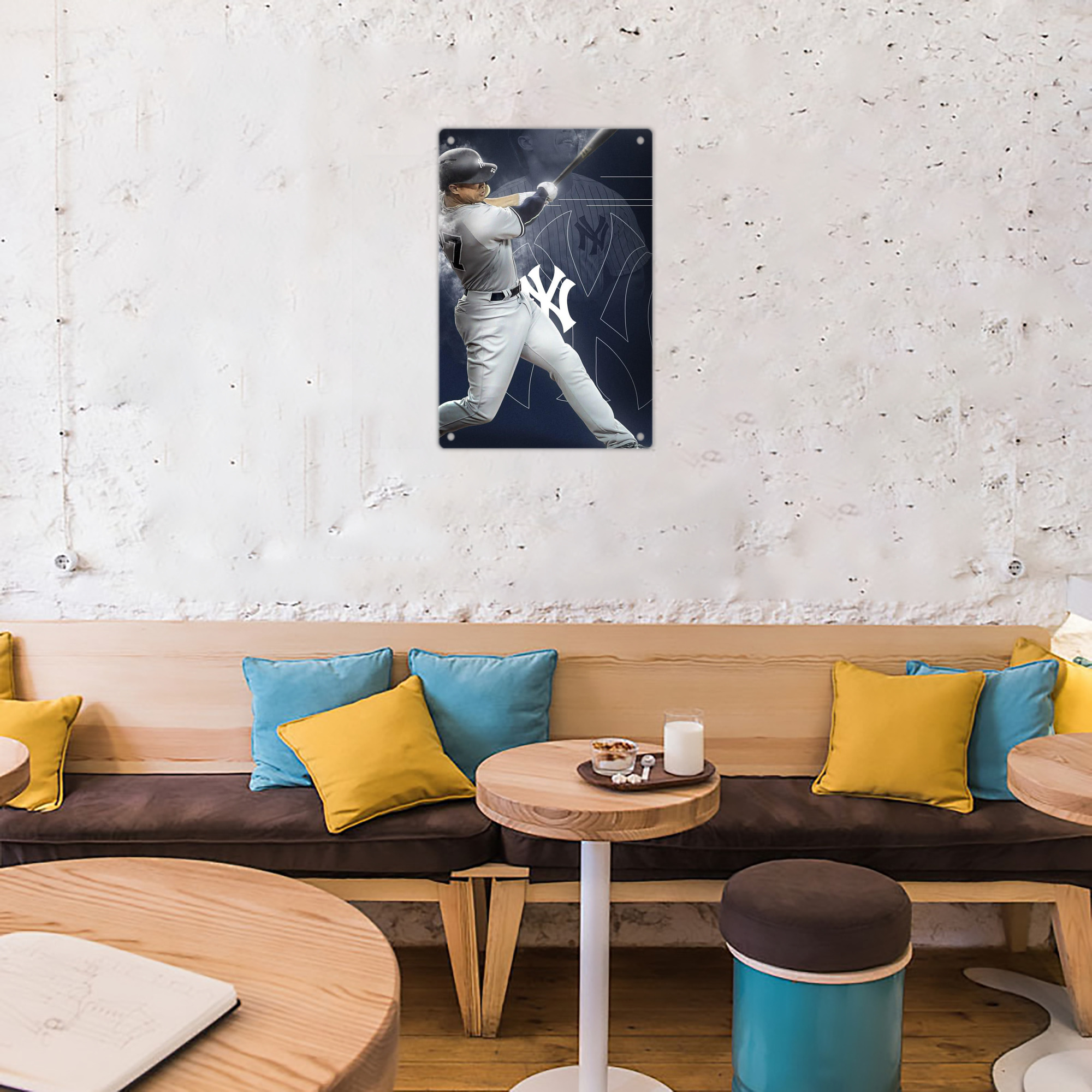 Giancarlo Stanton 27 8x12inch Vertical Aluminum Sign - Durable Fade-Resistant Indoor/Outdoor Safety & Information Plaque For Office, Hotel, Restaurant, Bar, Public Spaces