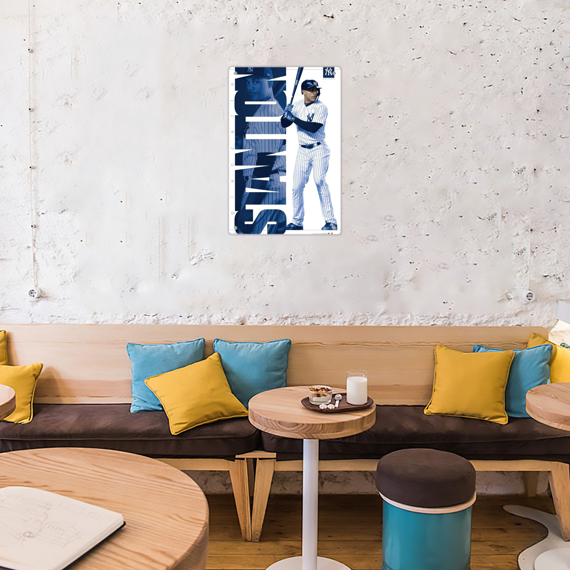 Giancarlo Stanton 34 8x12inch Vertical Aluminum Sign - Durable Fade-Resistant Indoor/Outdoor Safety & Information Plaque For Office, Hotel, Restaurant, Bar, Public Spaces