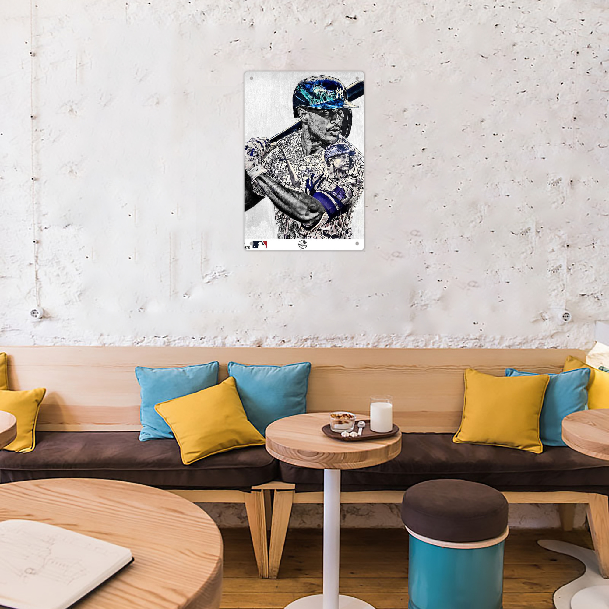 Giancarlo Stanton 28 8x12inch Vertical Aluminum Sign - Durable Fade-Resistant Indoor/Outdoor Safety & Information Plaque For Office, Hotel, Restaurant, Bar, Public Spaces