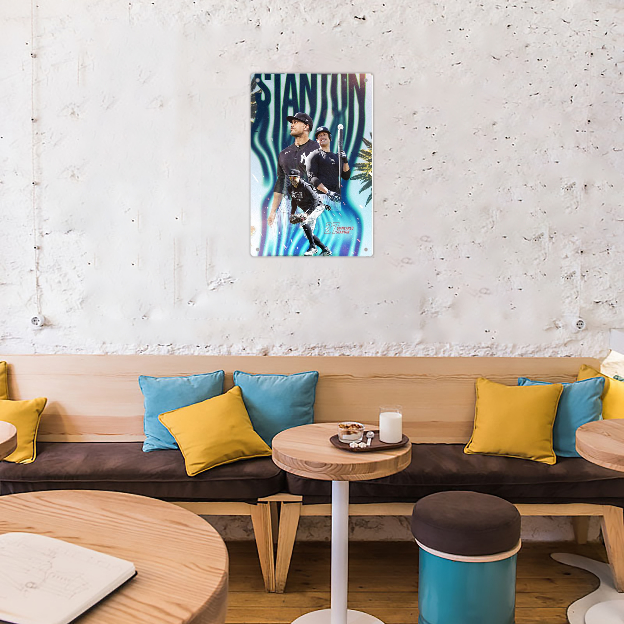 Giancarlo Stanton 31 8x12inch Vertical Aluminum Sign - Durable Fade-Resistant Indoor/Outdoor Safety & Information Plaque For Office, Hotel, Restaurant, Bar, Public Spaces