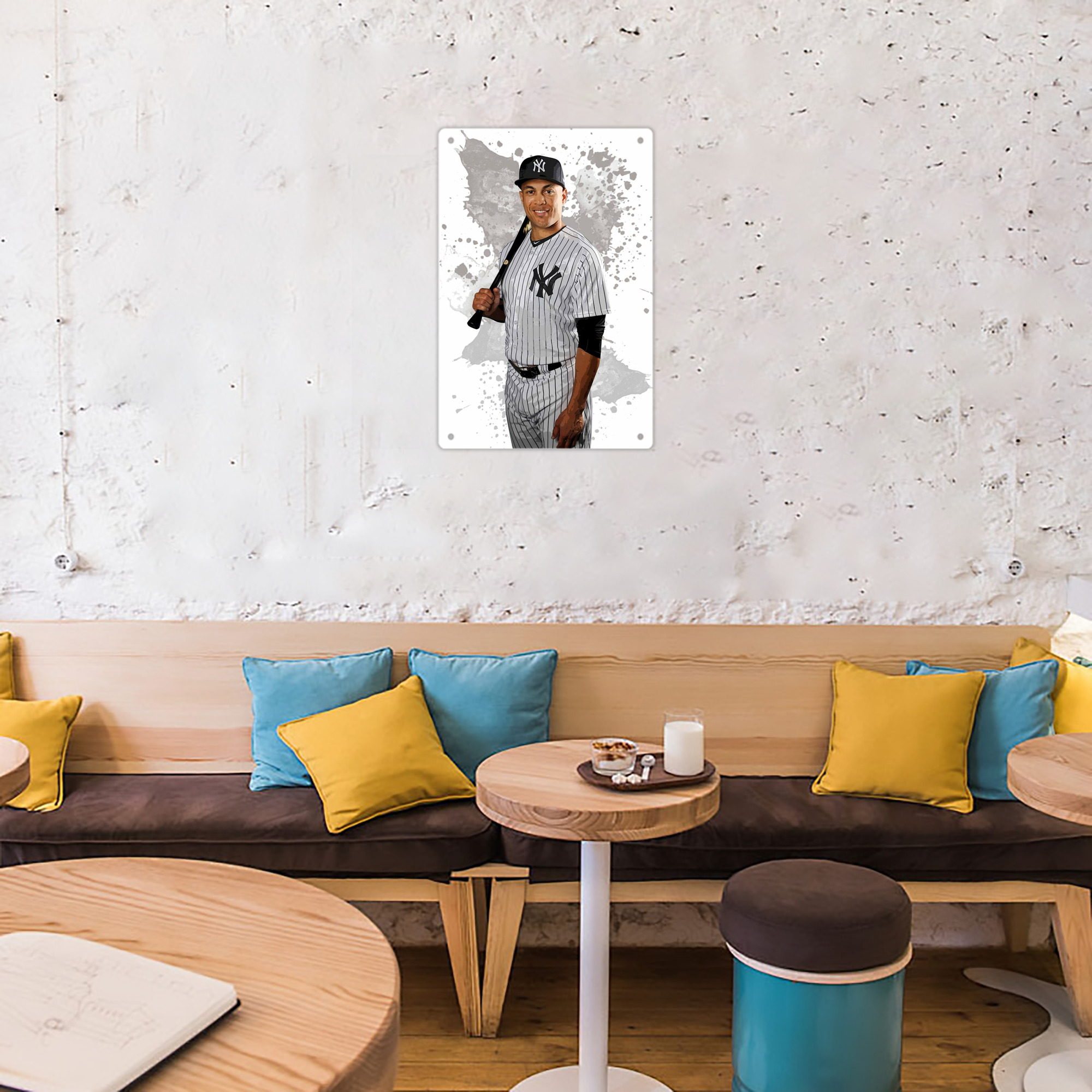 Giancarlo Stanton 32 8x12inch Vertical Aluminum Sign - Durable Fade-Resistant Indoor/Outdoor Safety & Information Plaque For Office, Hotel, Restaurant, Bar, Public Spaces