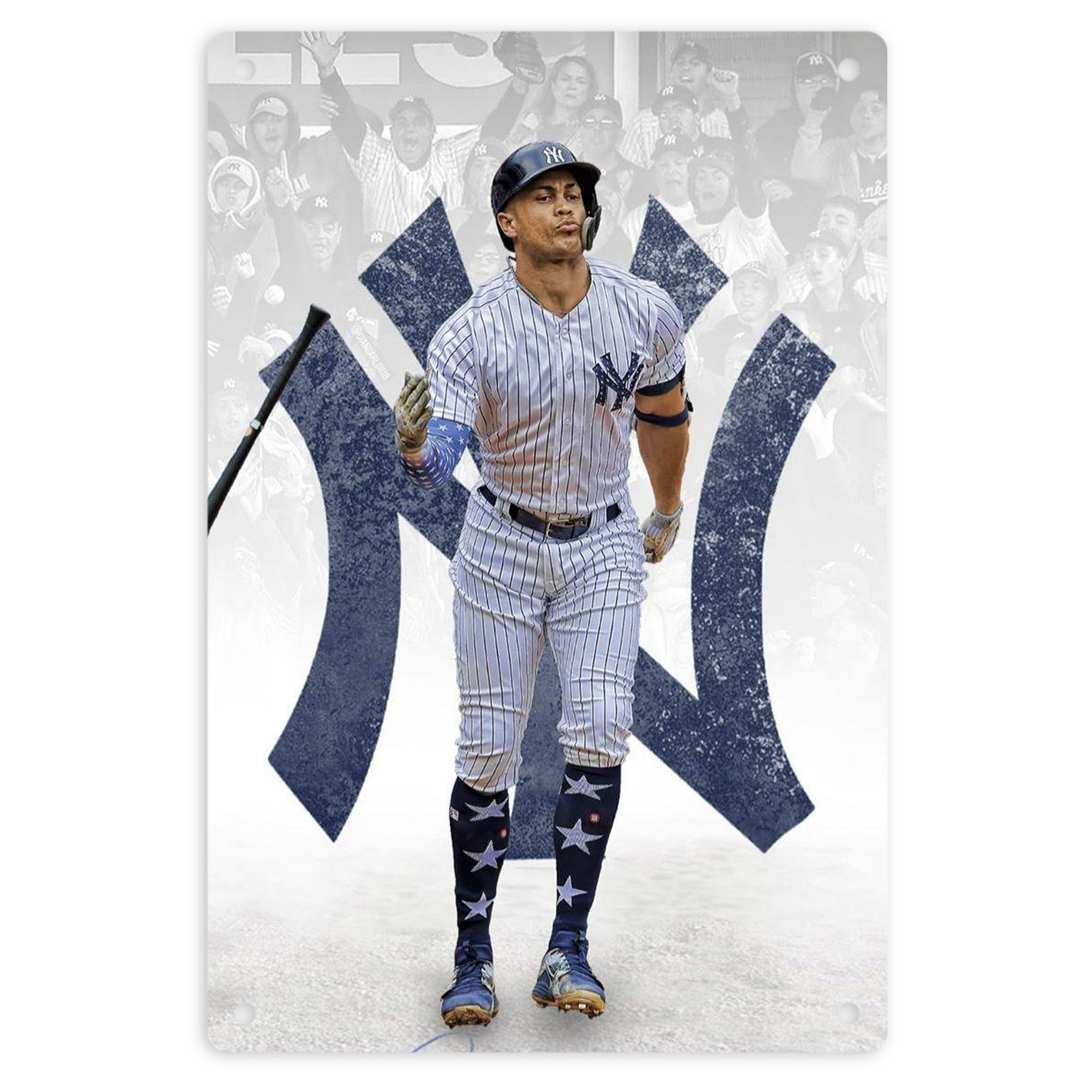 Giancarlo Stanton 15 8x12inch Vertical Aluminum Sign - Durable Fade-Resistant Indoor/Outdoor Safety & Information Plaque For Office, Hotel, Restaurant, Bar, Public Spaces
