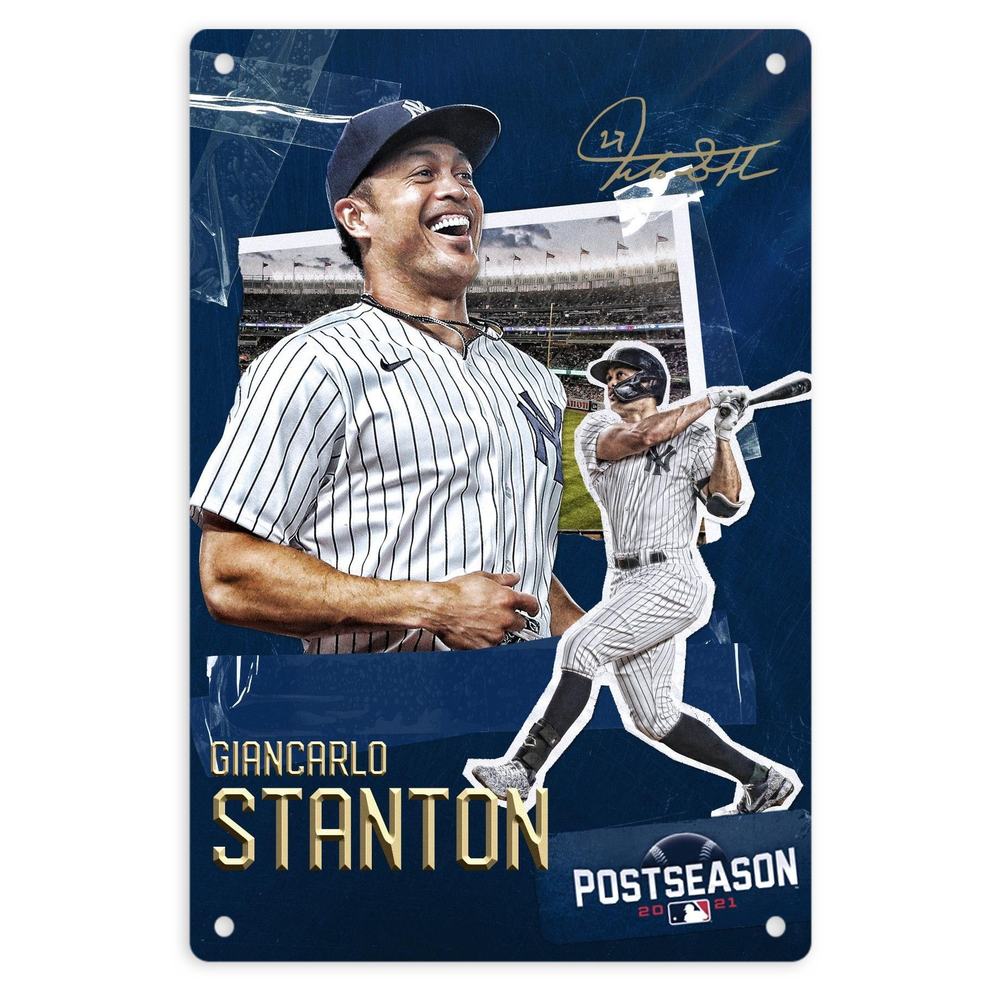 Giancarlo Stanton 18 8x12inch Vertical Aluminum Sign - Durable Fade-Resistant Indoor/Outdoor Safety & Information Plaque For Office, Hotel, Restaurant, Bar, Public Spaces
