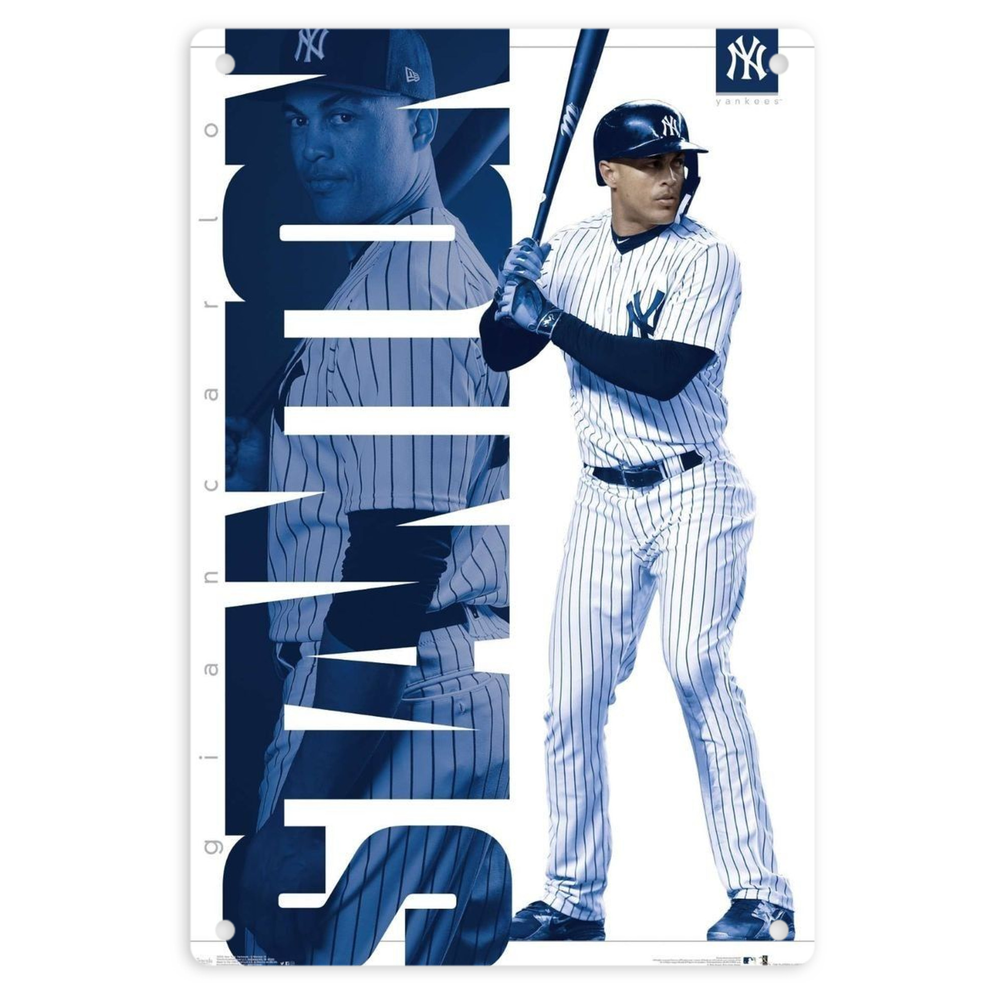 Giancarlo Stanton 34 8x12inch Vertical Aluminum Sign - Durable Fade-Resistant Indoor/Outdoor Safety & Information Plaque For Office, Hotel, Restaurant, Bar, Public Spaces