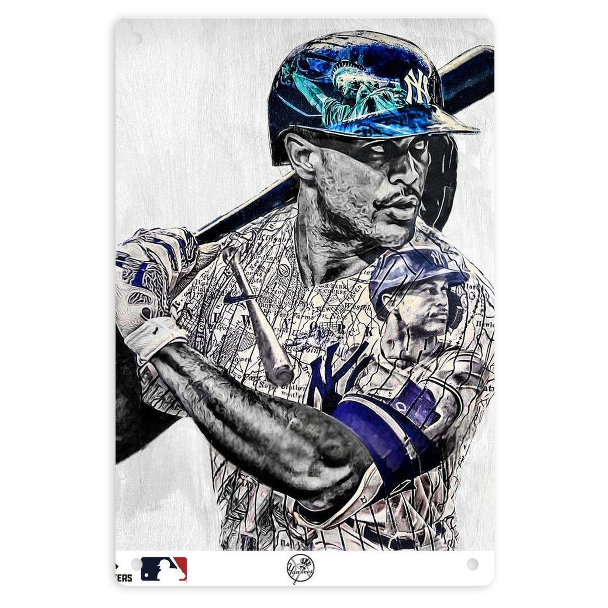 Giancarlo Stanton 28 8x12inch Vertical Aluminum Sign - Durable Fade-Resistant Indoor/Outdoor Safety & Information Plaque For Office, Hotel, Restaurant, Bar, Public Spaces