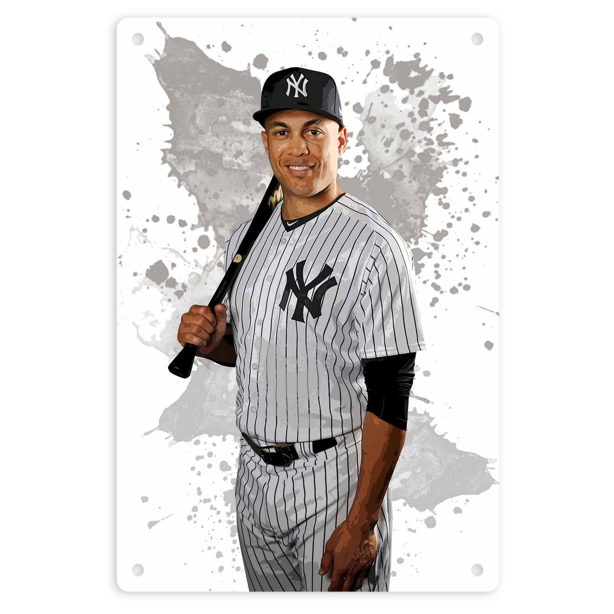 Giancarlo Stanton 32 8x12inch Vertical Aluminum Sign - Durable Fade-Resistant Indoor/Outdoor Safety & Information Plaque For Office, Hotel, Restaurant, Bar, Public Spaces
