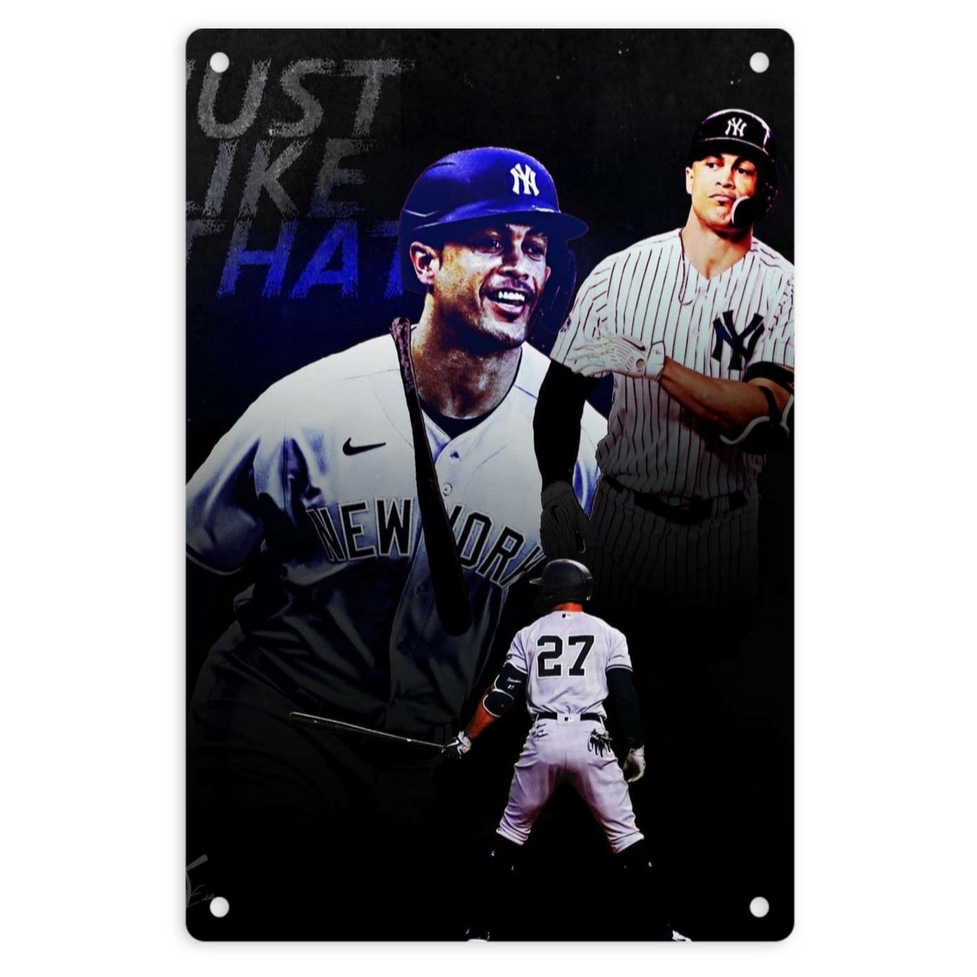 Giancarlo Stanton 36 8x12inch Vertical Aluminum Sign - Durable Fade-Resistant Indoor/Outdoor Safety & Information Plaque For Office, Hotel, Restaurant, Bar, Public Spaces