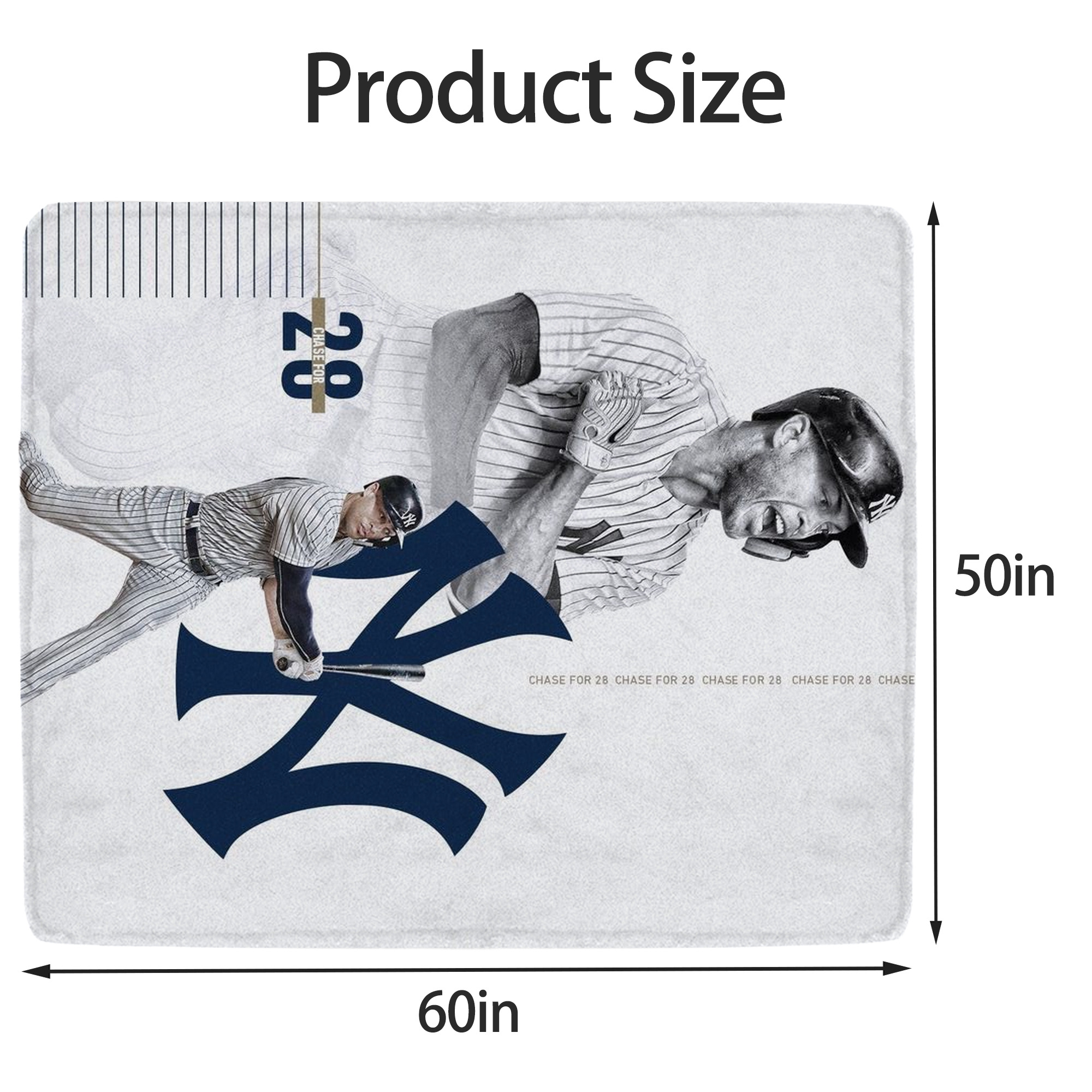 Giancarlo Stanton 10 Soft Fleece Throw Blanket 50 X 60 Inch – Super Soft, Lightweight, And Durable – Perfect For Sofa, Bed, Camping, And More – Ideal Gift For Family And Friends