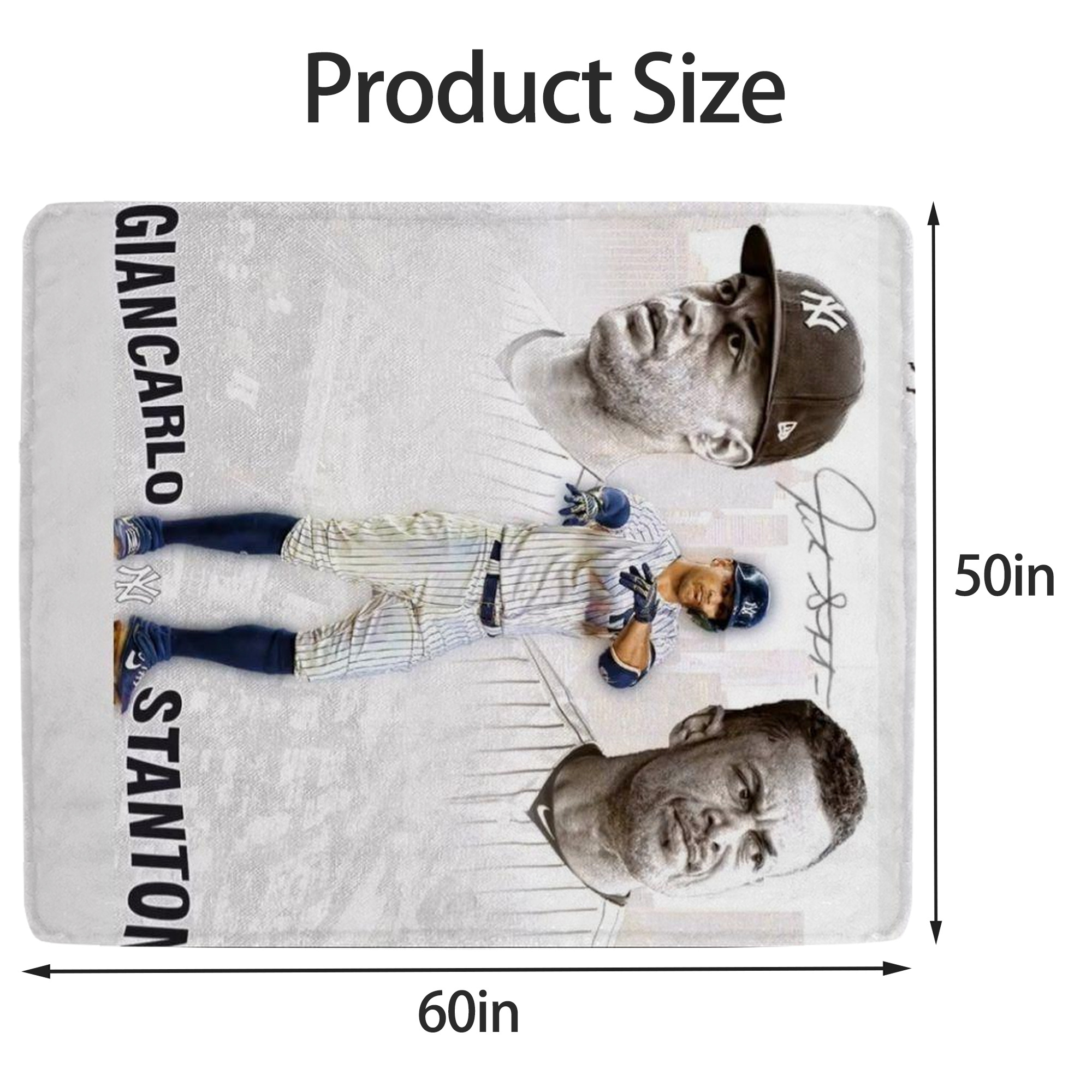 Giancarlo Stanton 11 Soft Fleece Throw Blanket 50 X 60 Inch – Super Soft, Lightweight, And Durable – Perfect For Sofa, Bed, Camping, And More – Ideal Gift For Family And Friends