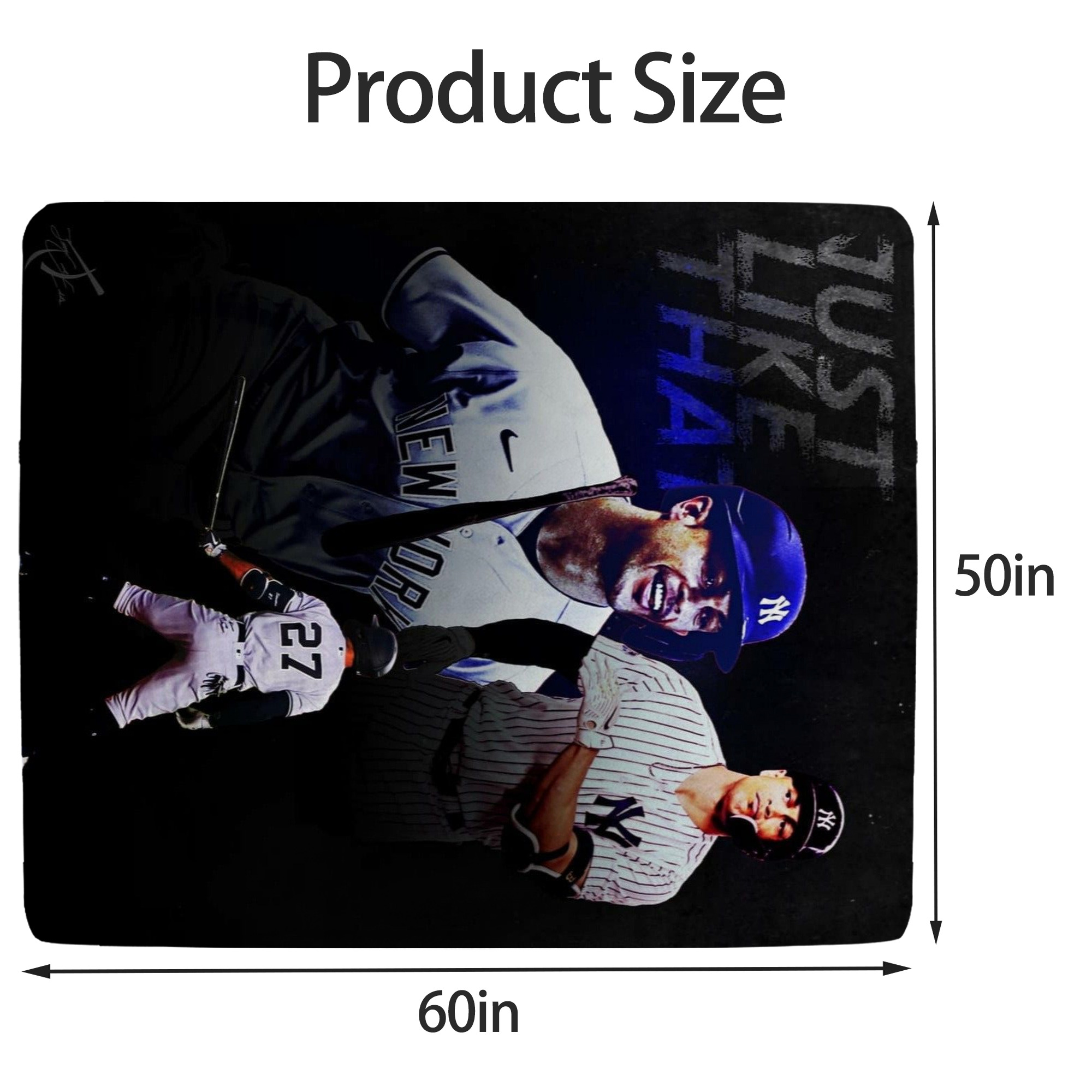 Giancarlo Stanton 36 Soft Fleece Throw Blanket 50 X 60 Inch – Super Soft, Lightweight, And Durable – Perfect For Sofa, Bed, Camping, And More – Ideal Gift For Family And Friends