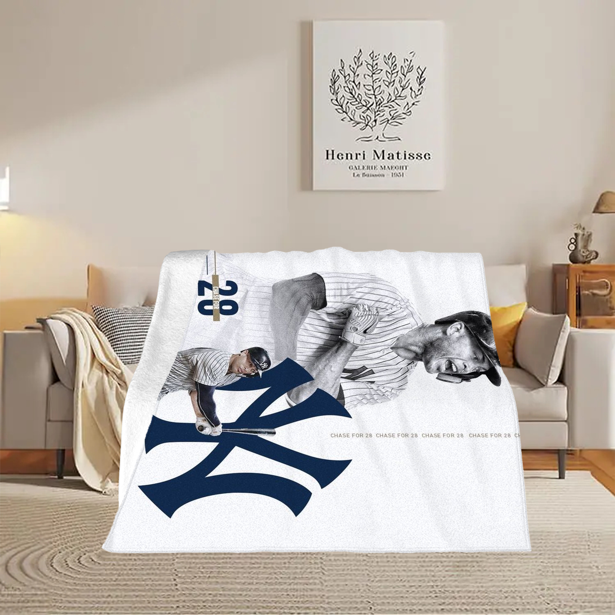 Giancarlo Stanton 10 Soft Fleece Throw Blanket 50 X 60 Inch – Super Soft, Lightweight, And Durable – Perfect For Sofa, Bed, Camping, And More – Ideal Gift For Family And Friends