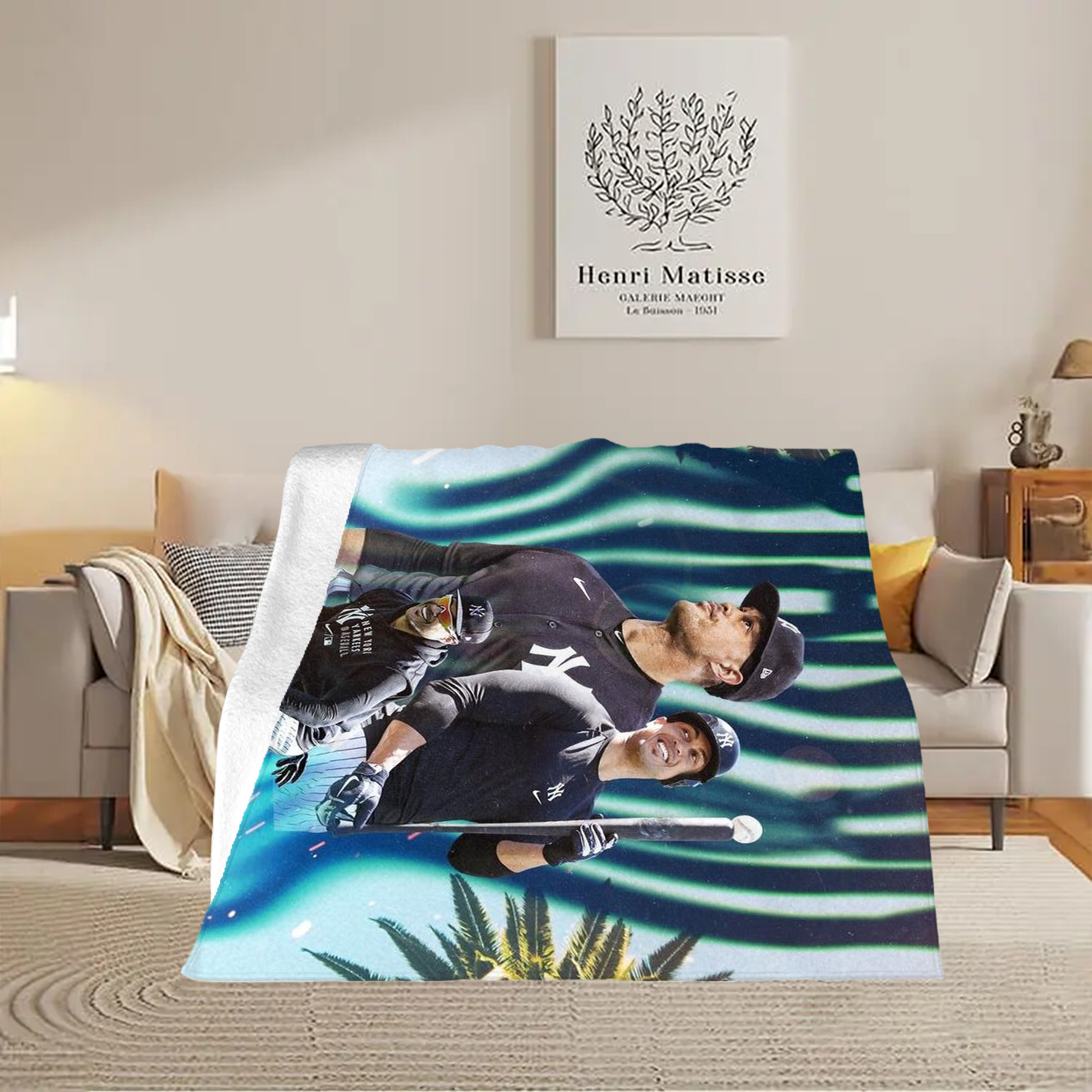 Giancarlo Stanton 31 Soft Fleece Throw Blanket 50 X 60 Inch – Super Soft, Lightweight, And Durable – Perfect For Sofa, Bed, Camping, And More – Ideal Gift For Family And Friends