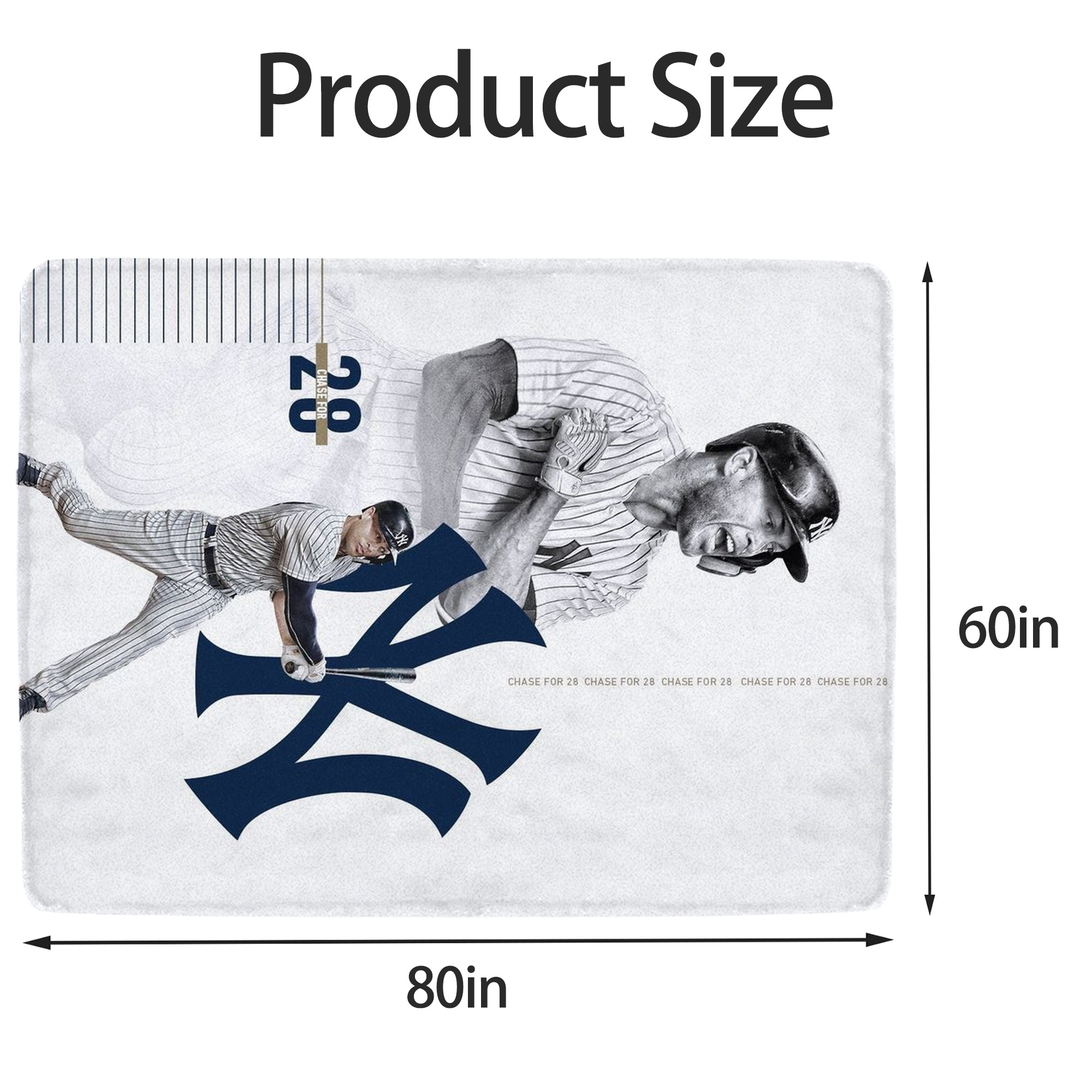 Giancarlo Stanton 10 Soft Fleece Throw Blanket 60 X 80 Inch – Super Soft, Lightweight, And Durable – Perfect For Sofa, Bed, Camping, And More – Ideal Gift For Family And Friends