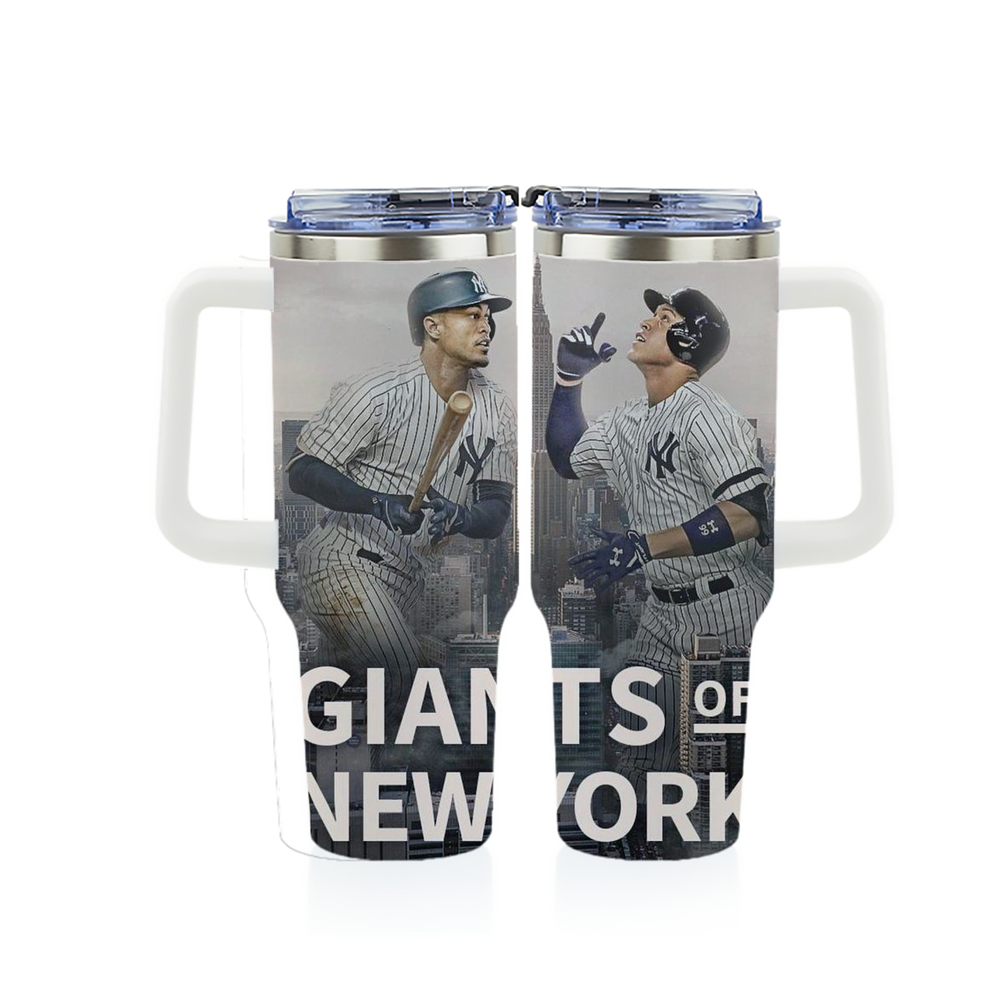 Giancarlo Stanton 46 40oz Full Wrap Car Tumbler – Durable Stainless Steel Travel Mug With Vibrant UV Print – Double Wall Insulated, Fits Most Car Cup Holders