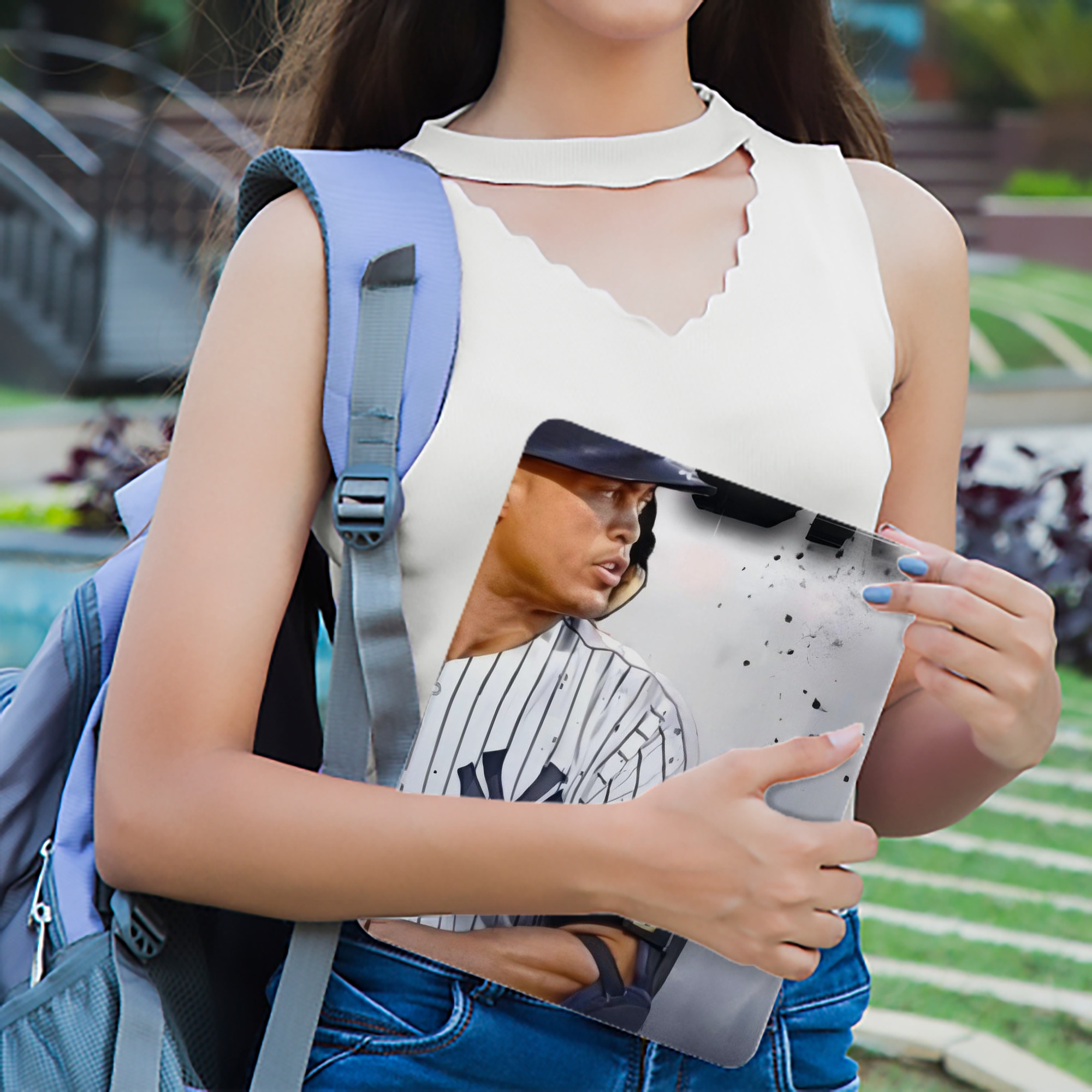 Giancarlo Stanton 40 IPad Case Without Pencil Slot – Book-Style Cover With PU Leather & TPU – Slim, Durable, Scratch-Resistant, Full Protection & Easy Access