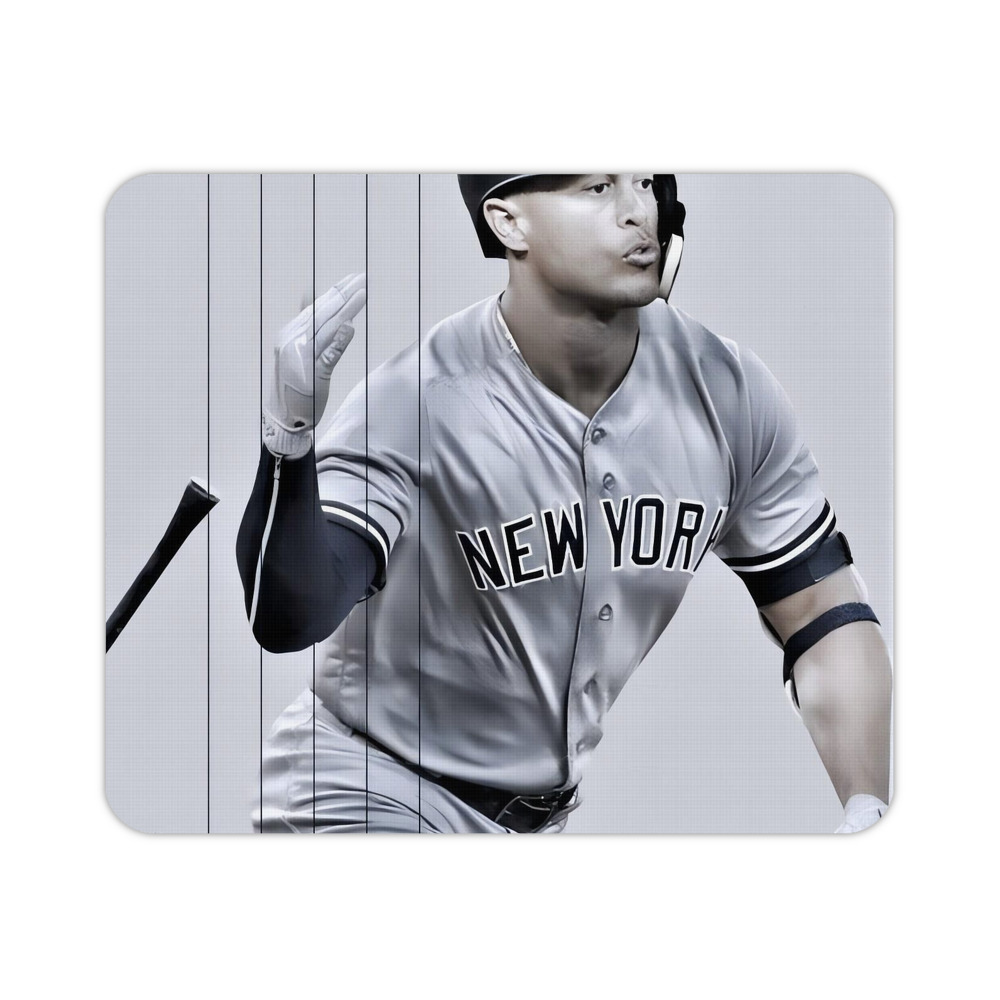Giancarlo Stanton 37 Durable Rubber Mouse Pad With Stitched Edges, Waterproof, Non-Slip Surface, Ultra-Thin Design For Gaming, Office