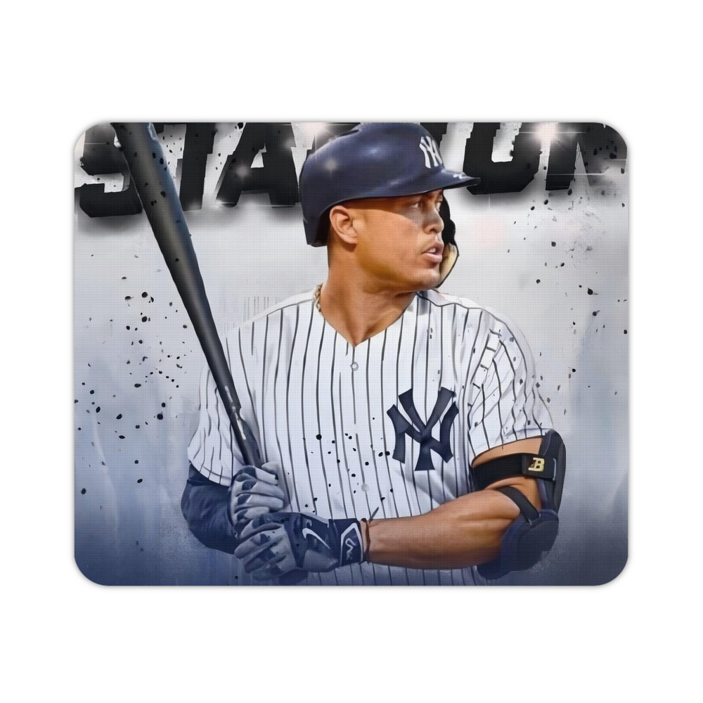 Giancarlo Stanton 40 Durable Rubber Mouse Pad With Stitched Edges, Waterproof, Non-Slip Surface, Ultra-Thin Design For Gaming, Office