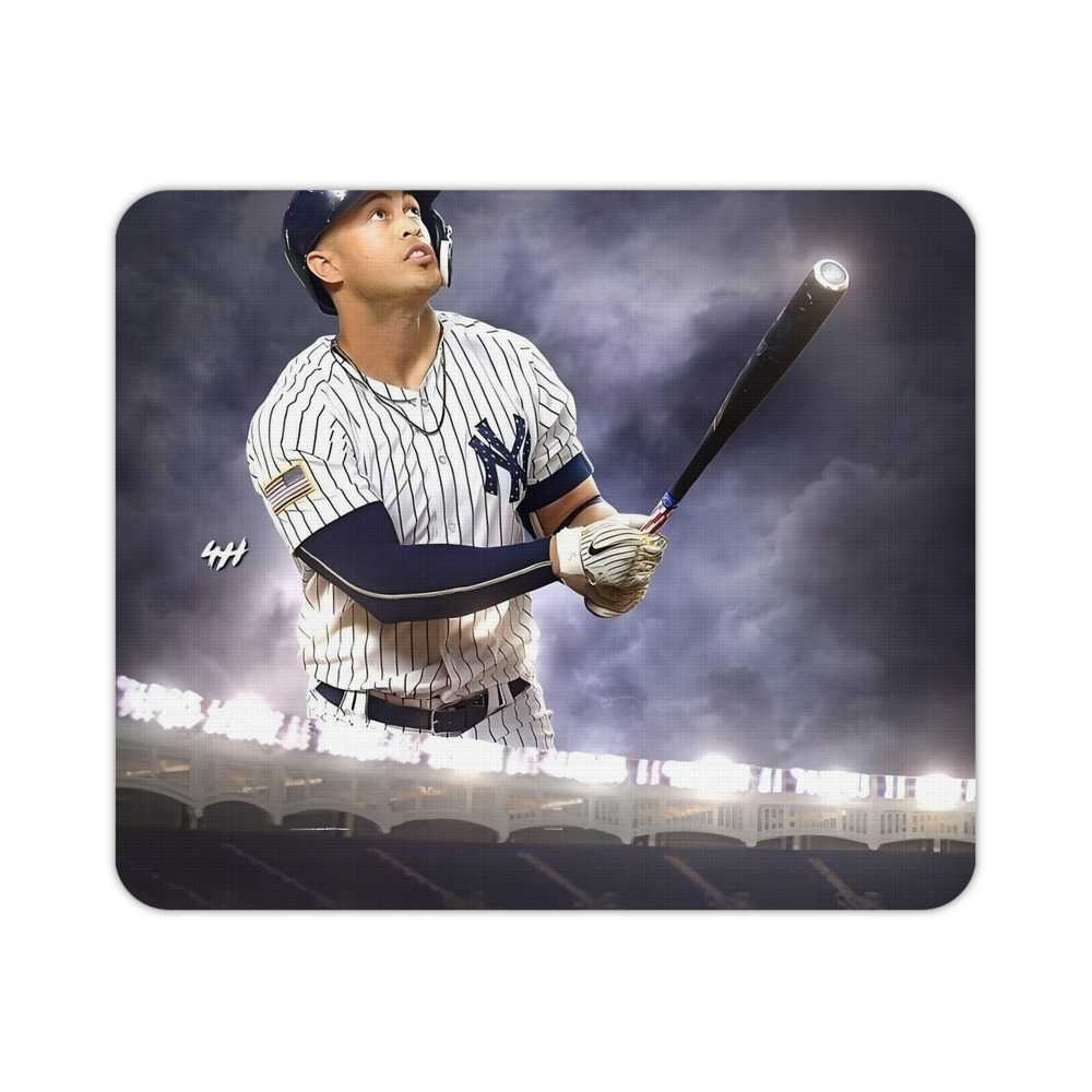 Giancarlo Stanton 41 Durable Rubber Mouse Pad With Stitched Edges, Waterproof, Non-Slip Surface, Ultra-Thin Design For Gaming, Office