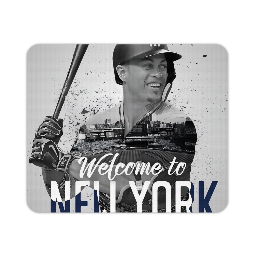 Giancarlo Stanton 42 Durable Rubber Mouse Pad With Stitched Edges, Waterproof, Non-Slip Surface, Ultra-Thin Design For Gaming, Office