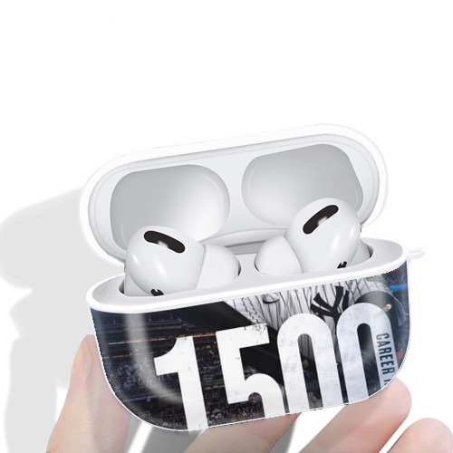 Giancarlo Stanton 39 AirPods Pro Hard Case White With Keychain, Durable Flexible PC, Precise Cutouts, Anti-Fingerprint, Yellowing & Scratch Resistant, Full Protection, Washable