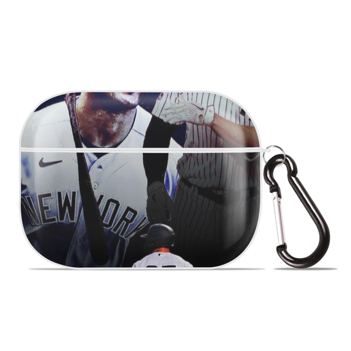 Giancarlo Stanton 36 AirPods Pro Hard Case White With Keychain, Durable Flexible PC, Precise Cutouts, Anti-Fingerprint, Yellowing & Scratch Resistant, Full Protection, Washable