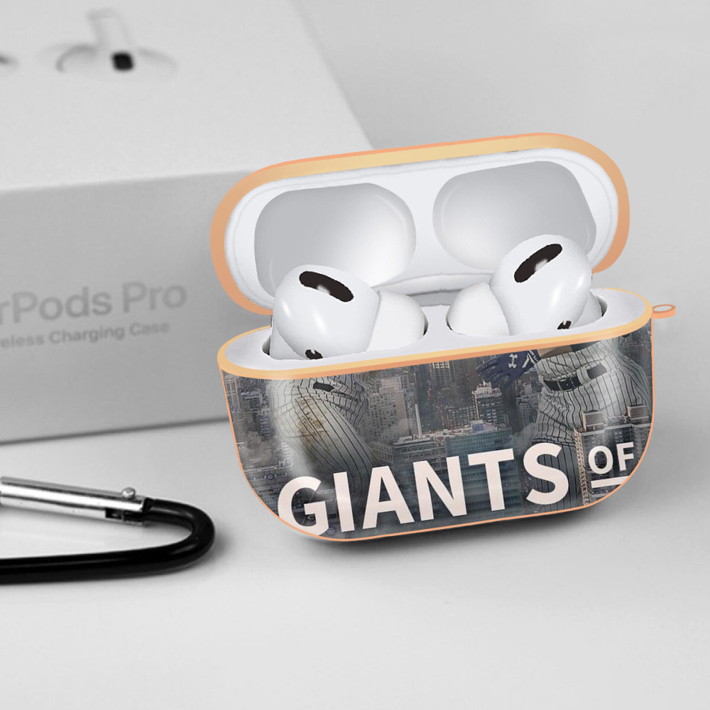 Giancarlo Stanton 46 AirPods Pro Protective Case Rose Gold, Flexible PC Material, Precise Fit, Anti-Slip Cover, Full Protection, Fingerprint Resistant, Washable With Keychain