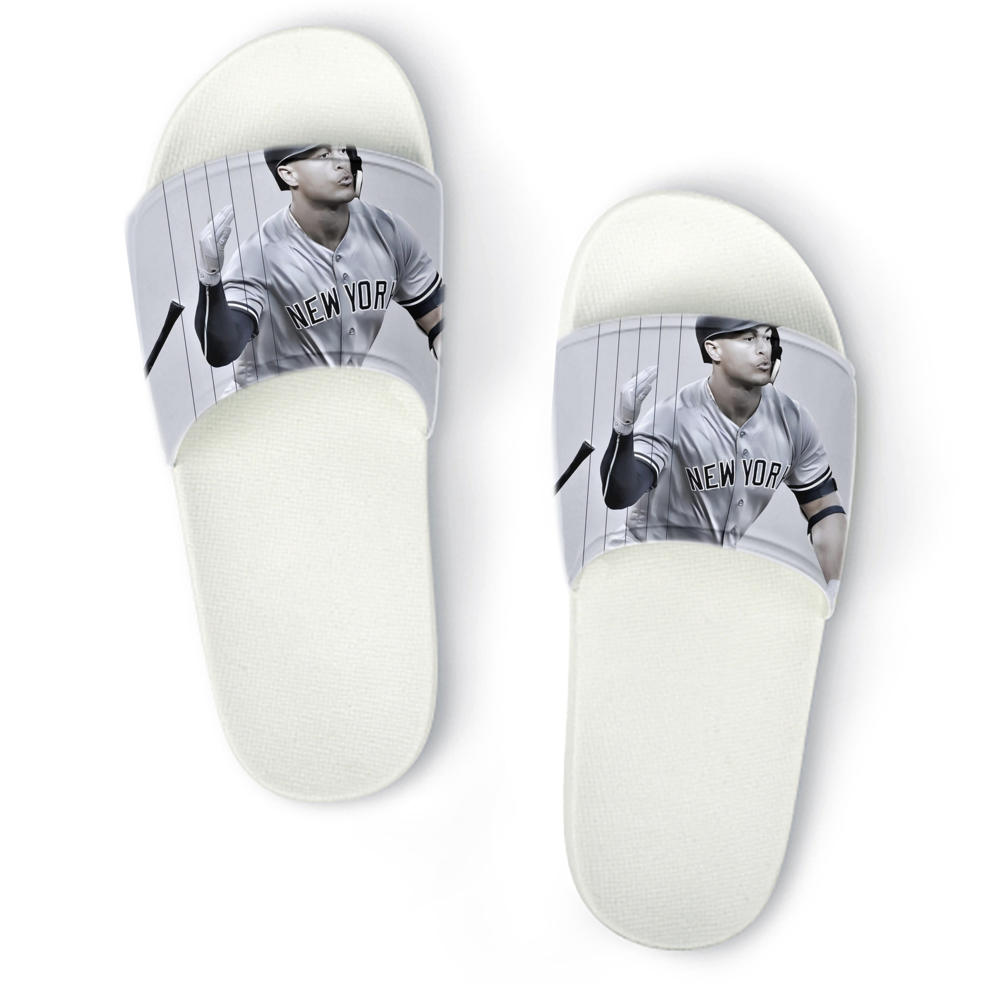 Giancarlo Stanton 37 PVC Home Slippers For Men & Women – Durable, Comfortable, Waterproof, Non-Slip, Stylish Casual Indoor & Outdoor Sandals