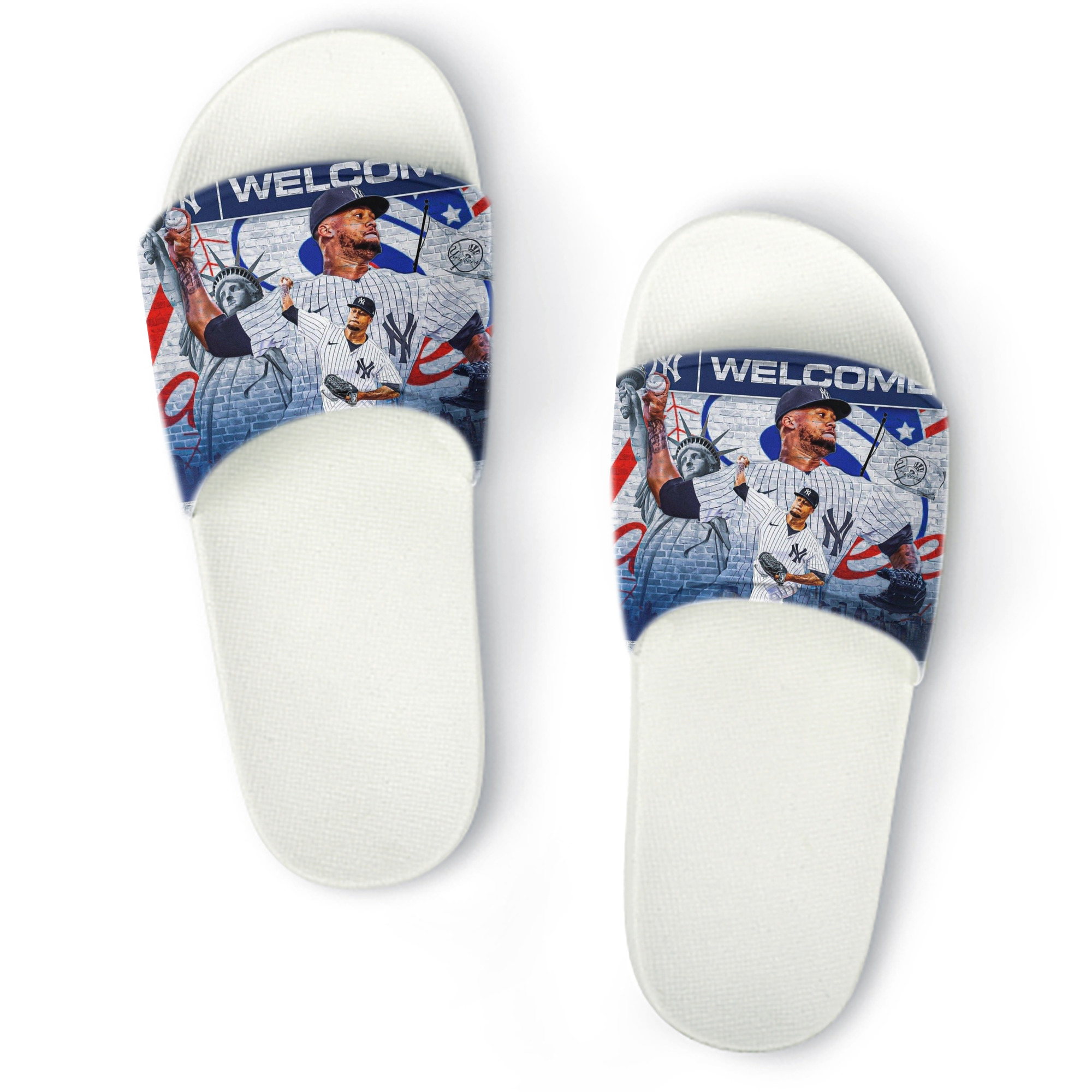 Giancarlo Stanton 43 PVC Home Slippers For Men & Women – Durable, Comfortable, Waterproof, Non-Slip, Stylish Casual Indoor & Outdoor Sandals