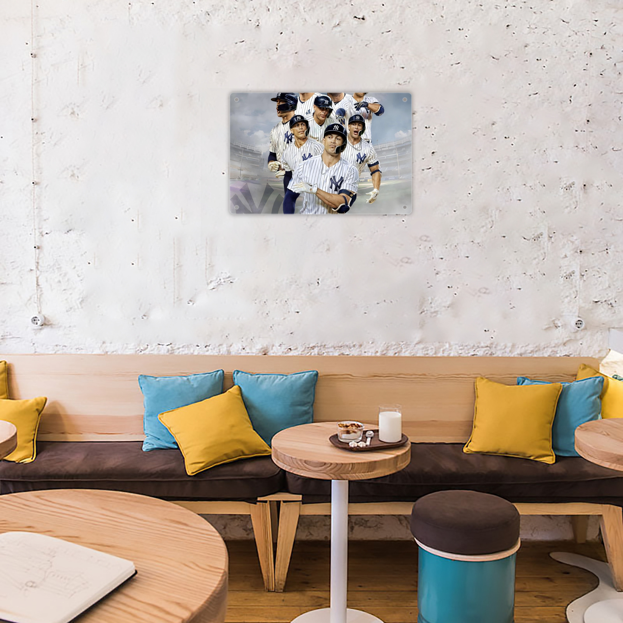 Giancarlo Stanton 38 Decorative Aluminum Plaque – Horizontal Design – Durable, Stylish, Easy To Install – Ideal For Home, Office, Bar, And More