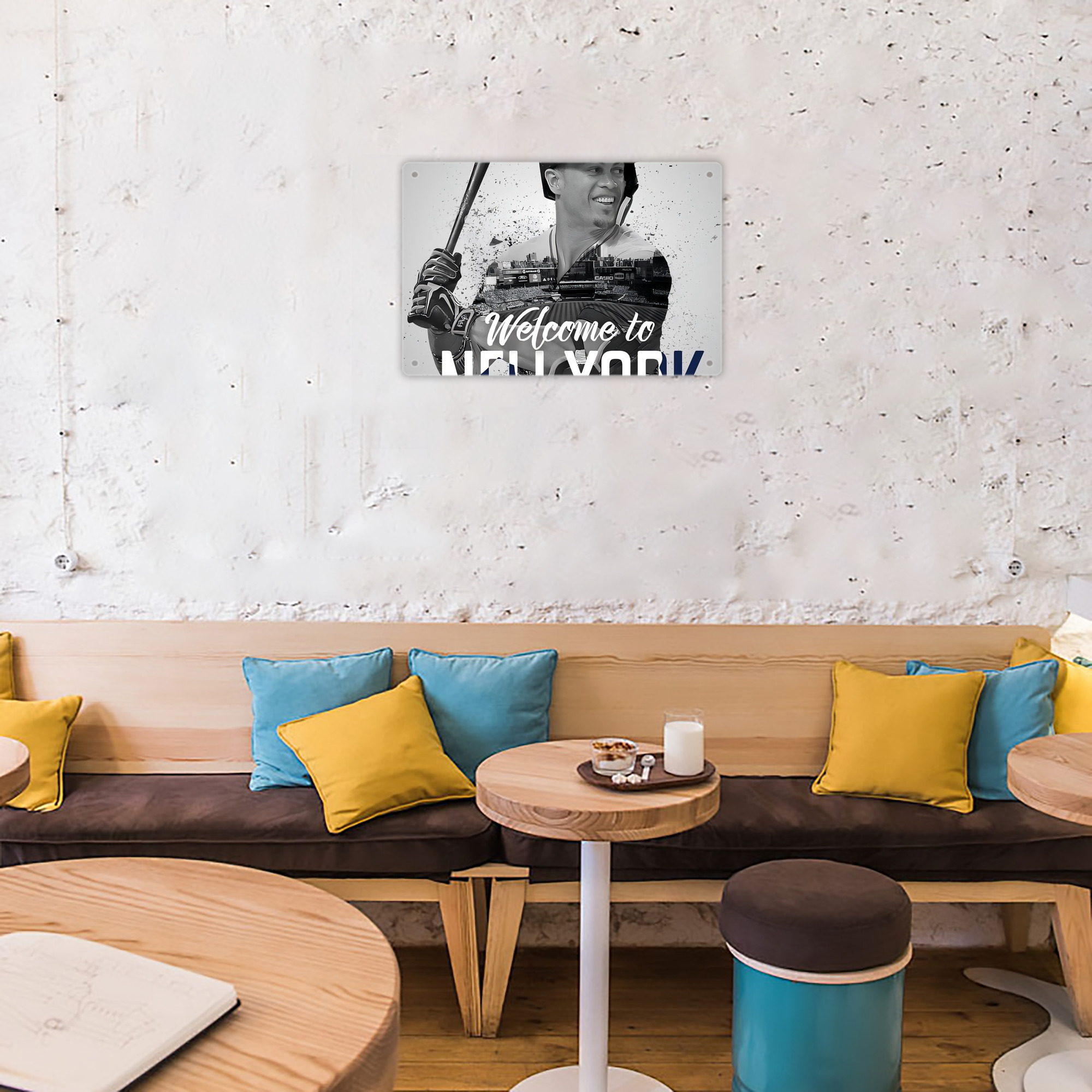 Giancarlo Stanton 42 Decorative Aluminum Plaque – Horizontal Design – Durable, Stylish, Easy To Install – Ideal For Home, Office, Bar, And More