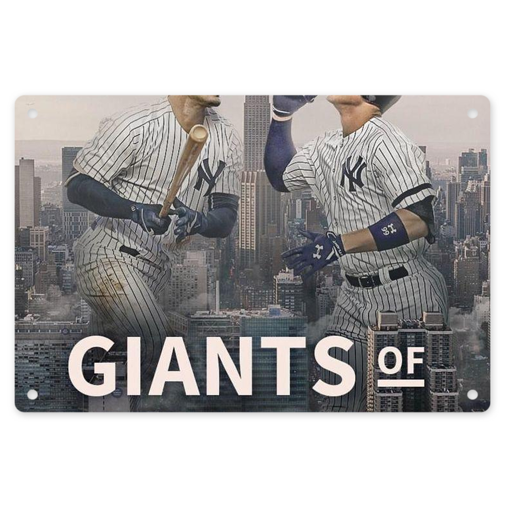 Giancarlo Stanton 46 Decorative Aluminum Plaque – Horizontal Design – Durable, Stylish, Easy To Install – Ideal For Home, Office, Bar, And More